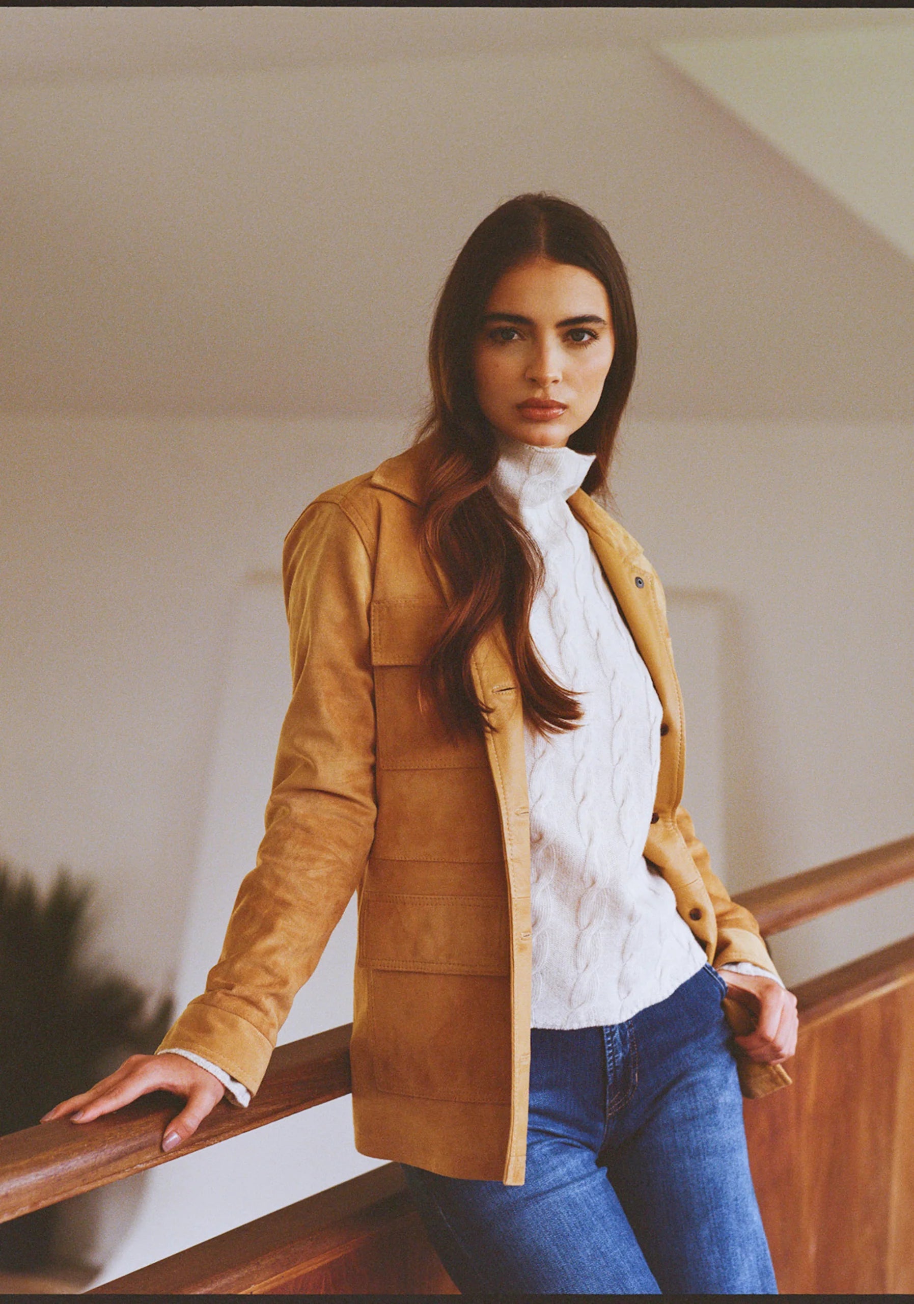 Ruanda Suede Ochre Jacket