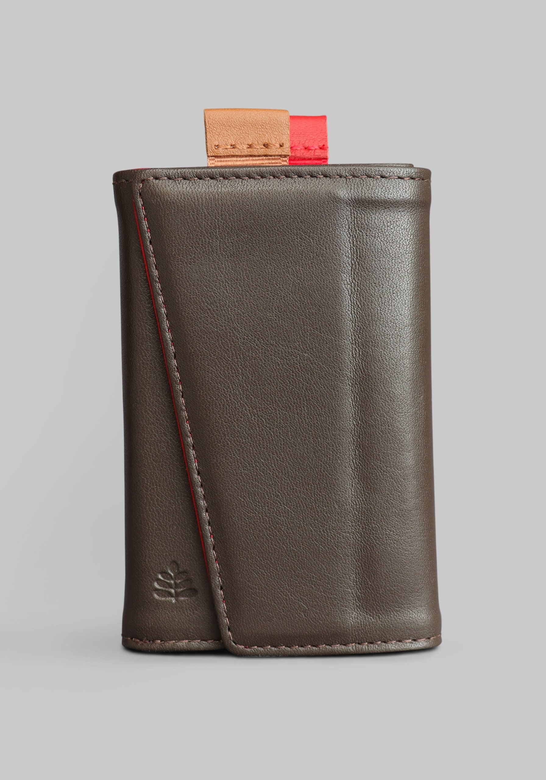 Frenchie-Whitman Brown-Red Wallet