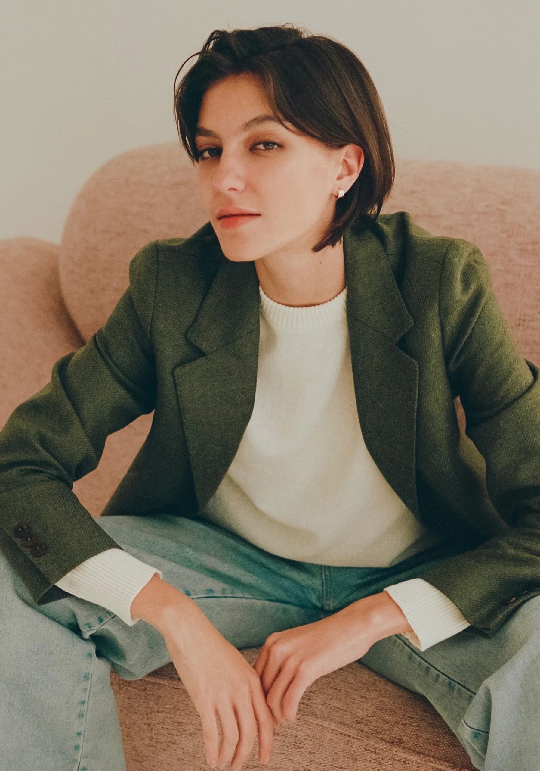Agatha Blazer Medium Jaspe Green