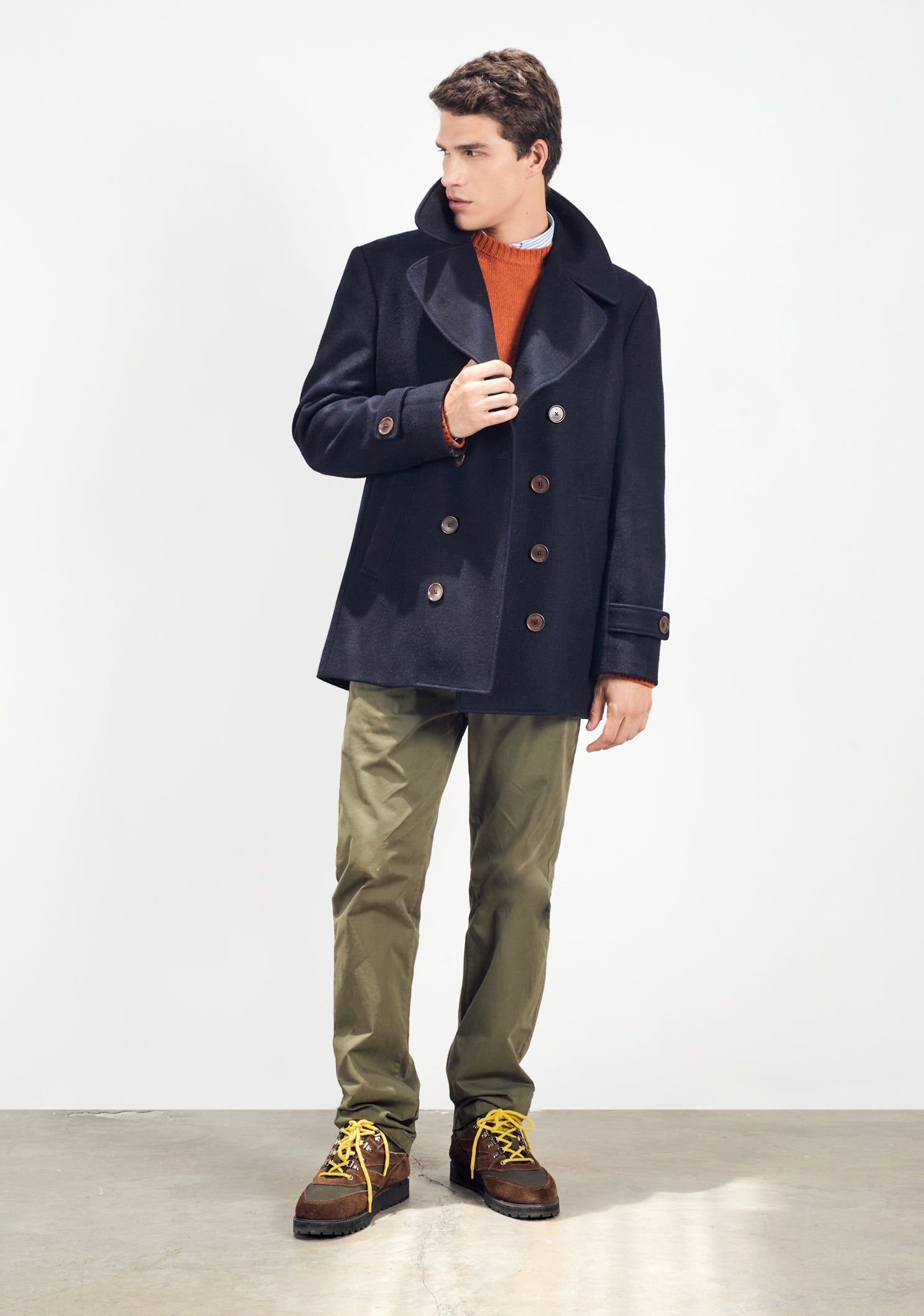 Amarante Dark Blue Coat