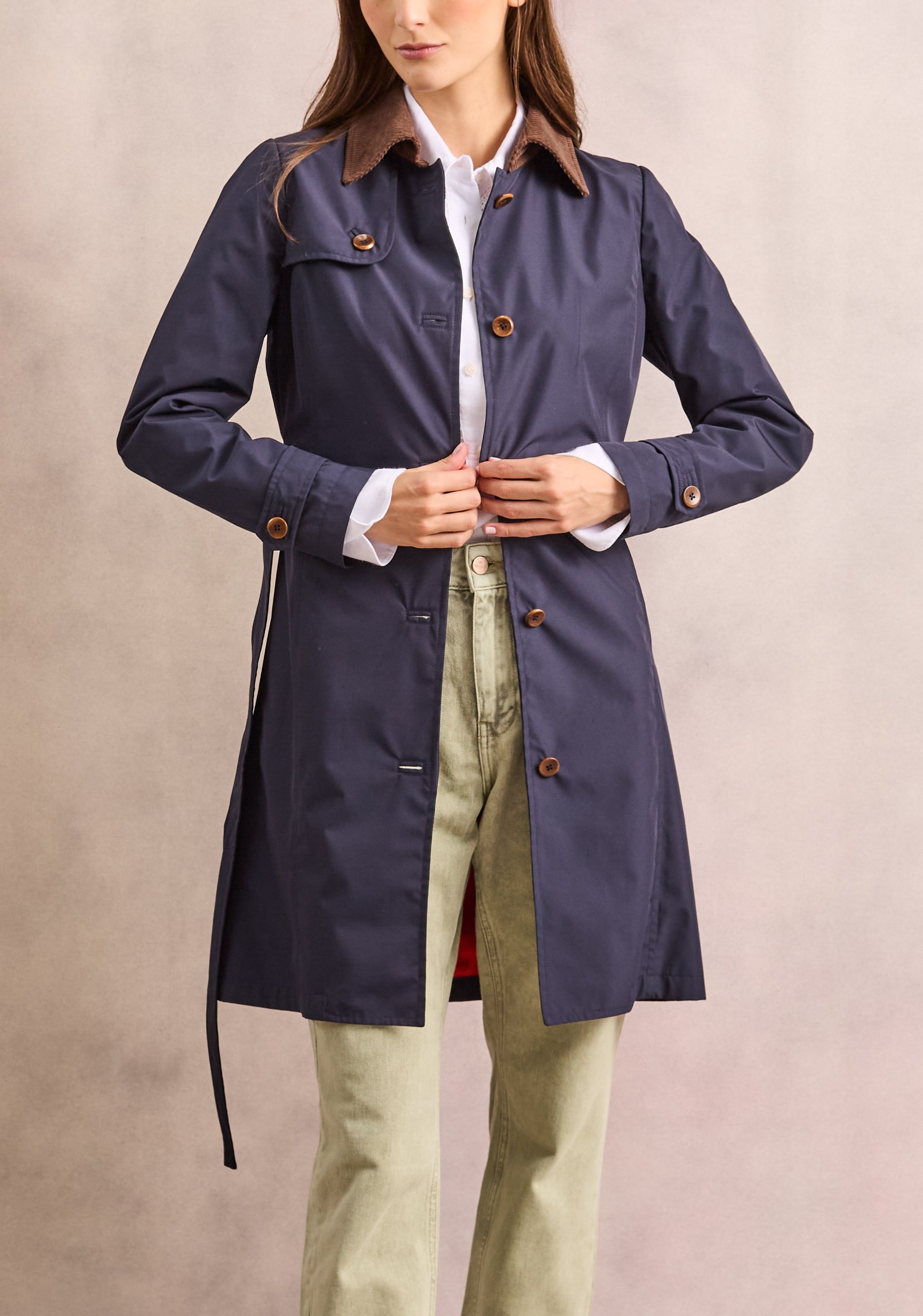 Berna Coat Blue Osc