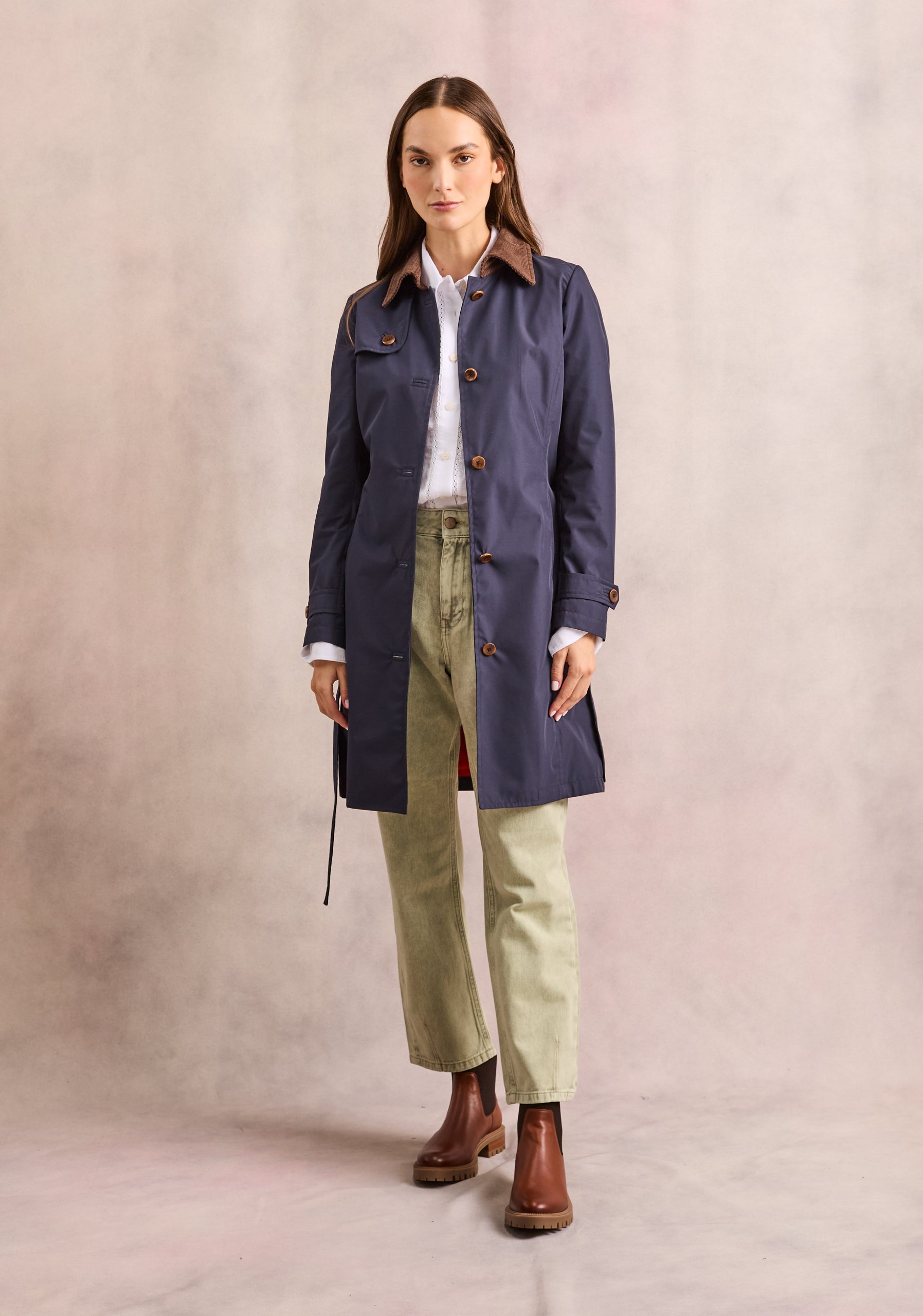 Berna Dark Blue Coat