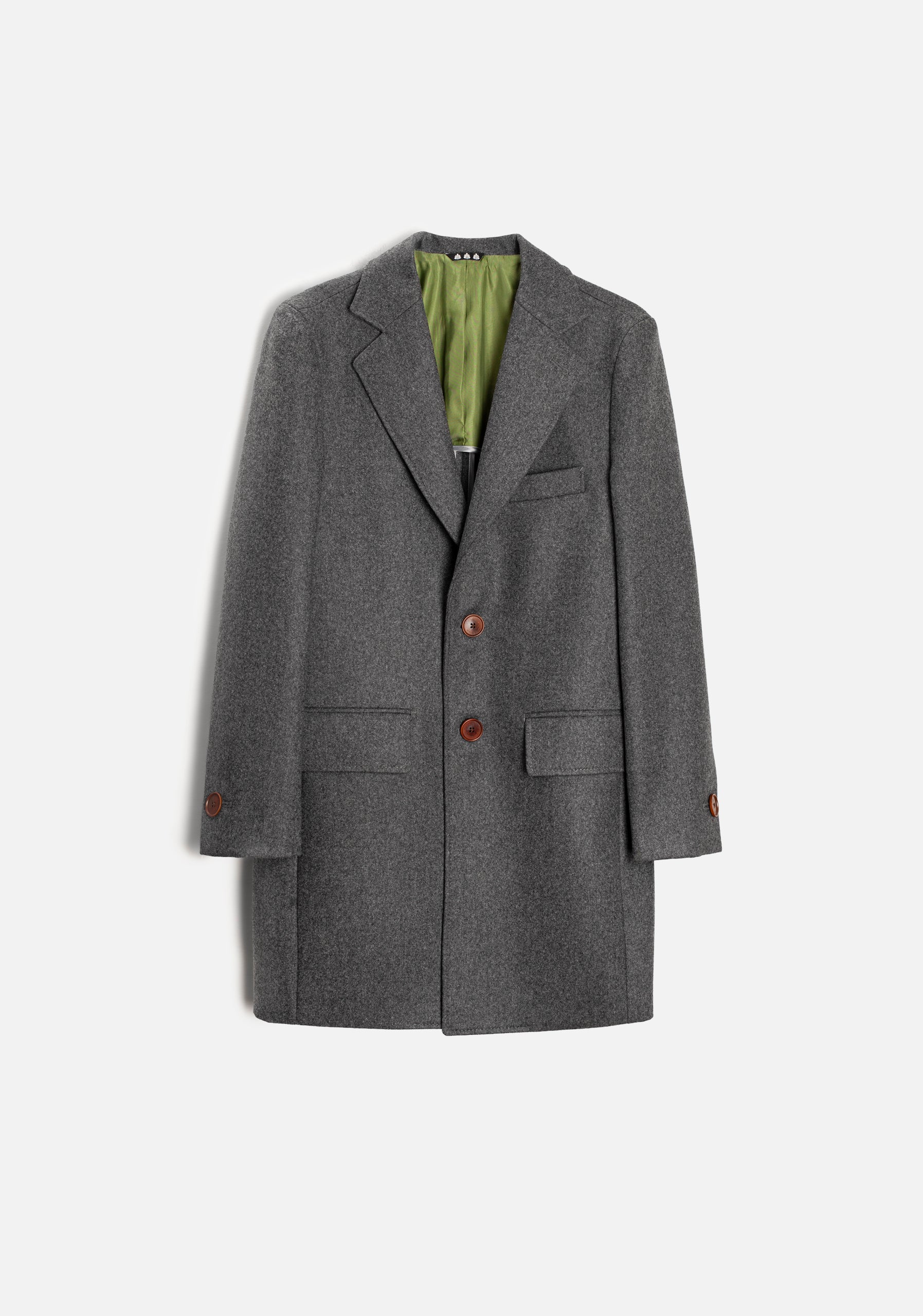 H Legado Grey Wool Coat