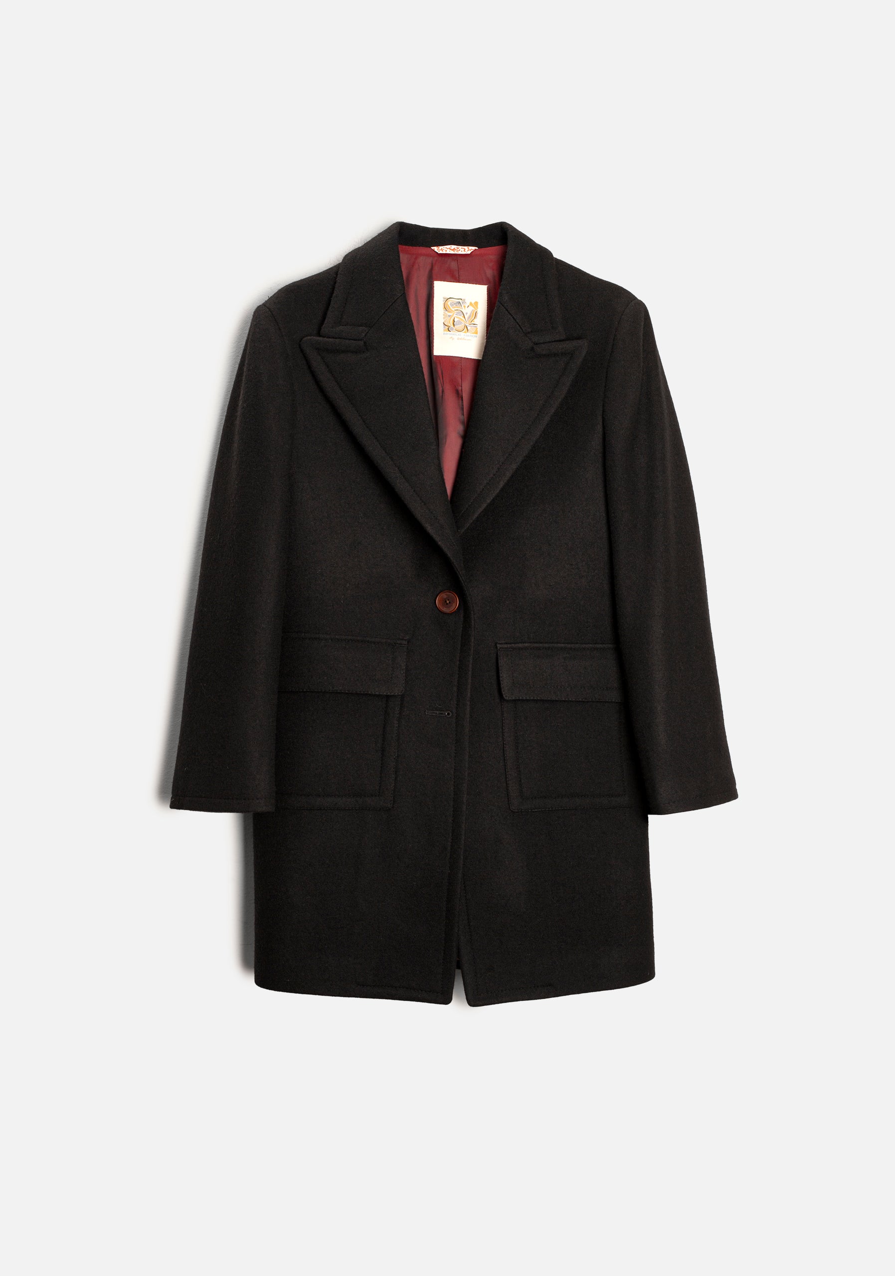 Genova Wool Coat Black