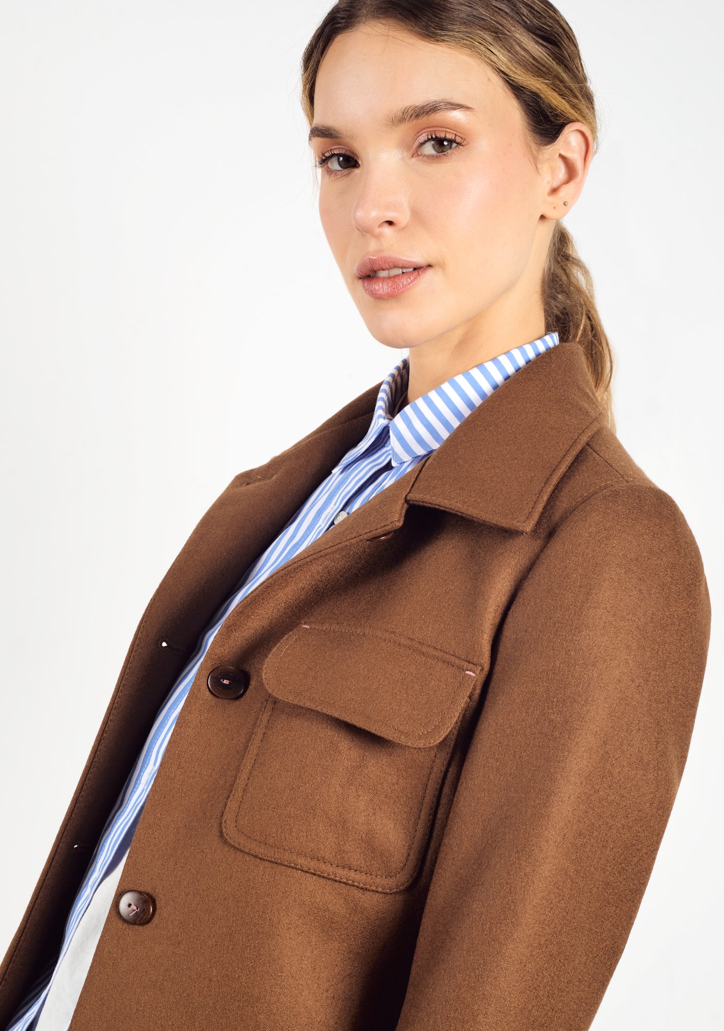 New Condesa Cloth Camel Coat