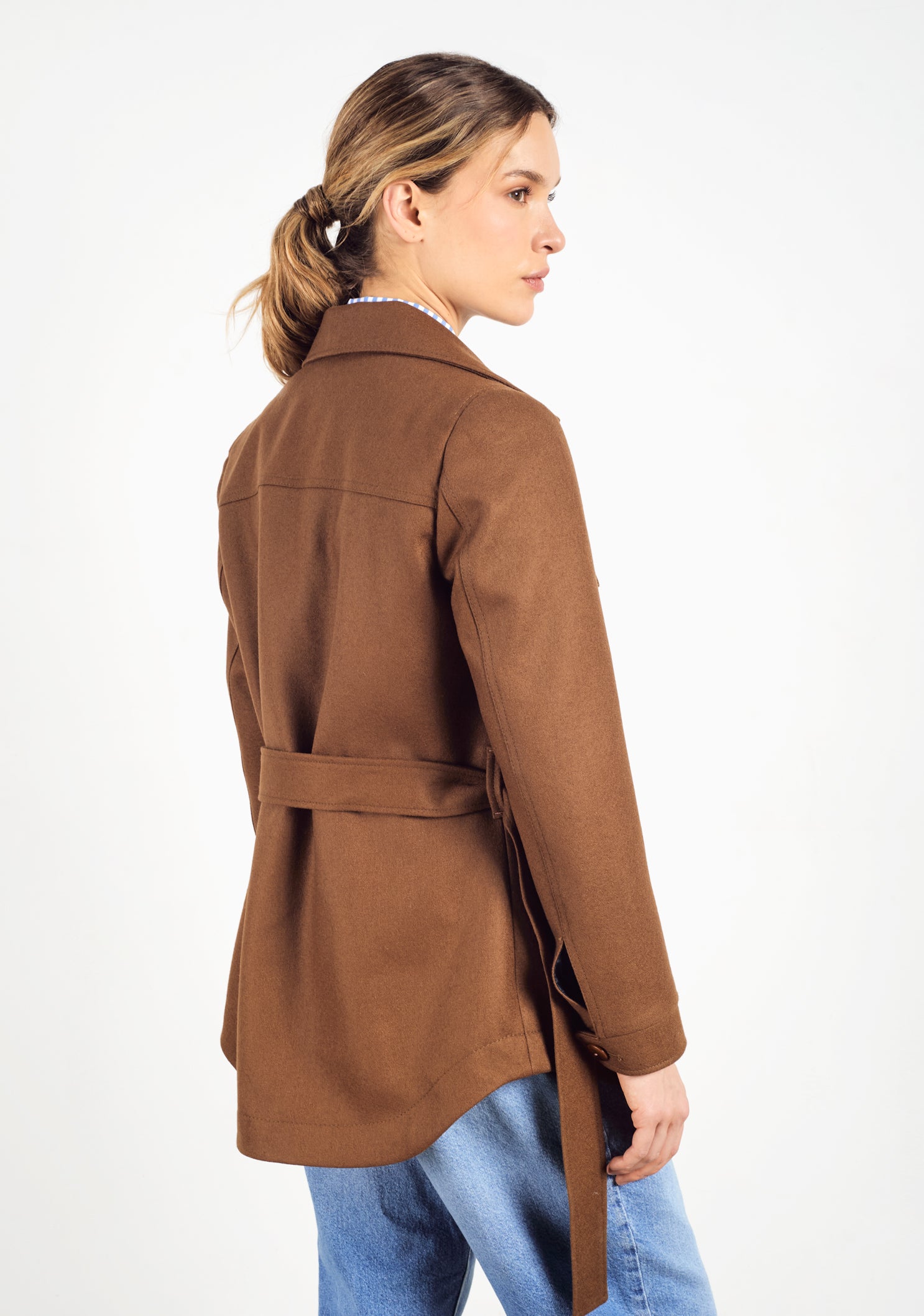 New Condesa Cloth Camel Coat