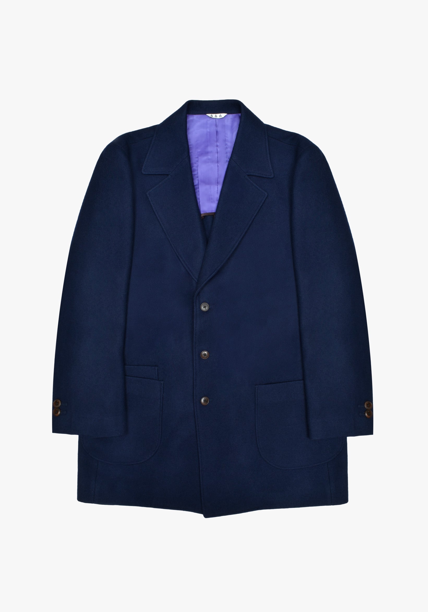 Verne Dark Blue Coat