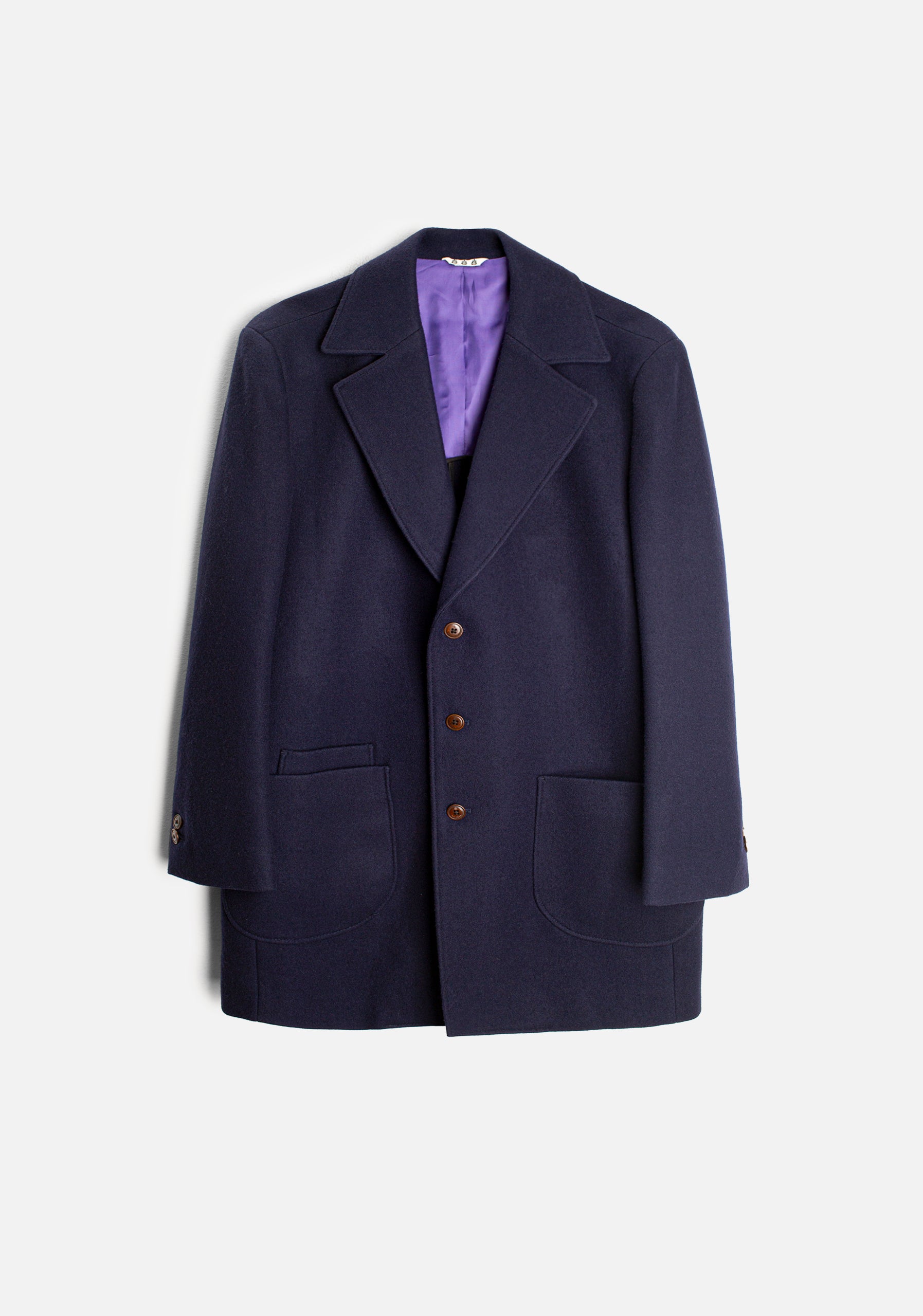 Verne Dark Blue Coat
