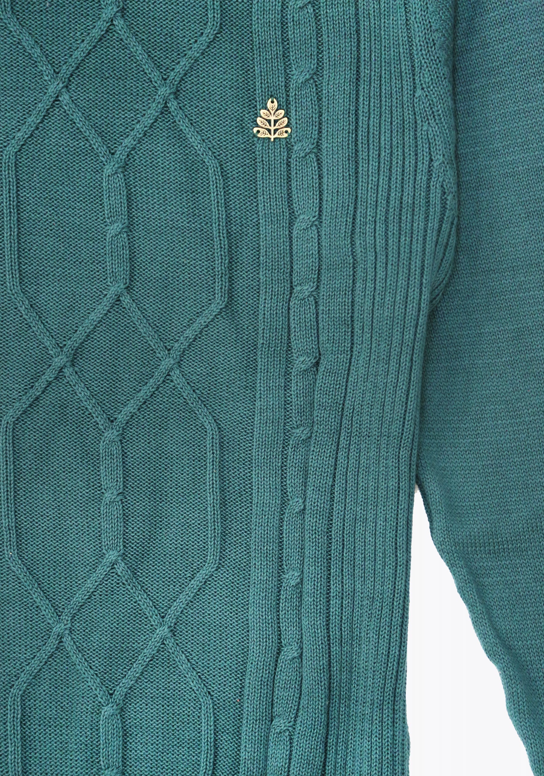 Aran Green Sweater