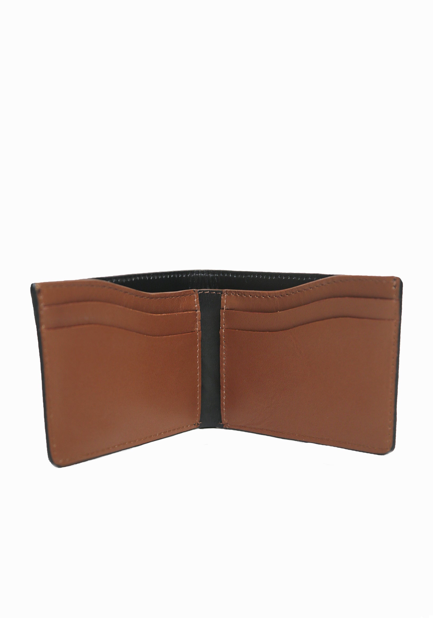 Brescia Wallet Black /Brown Leather 