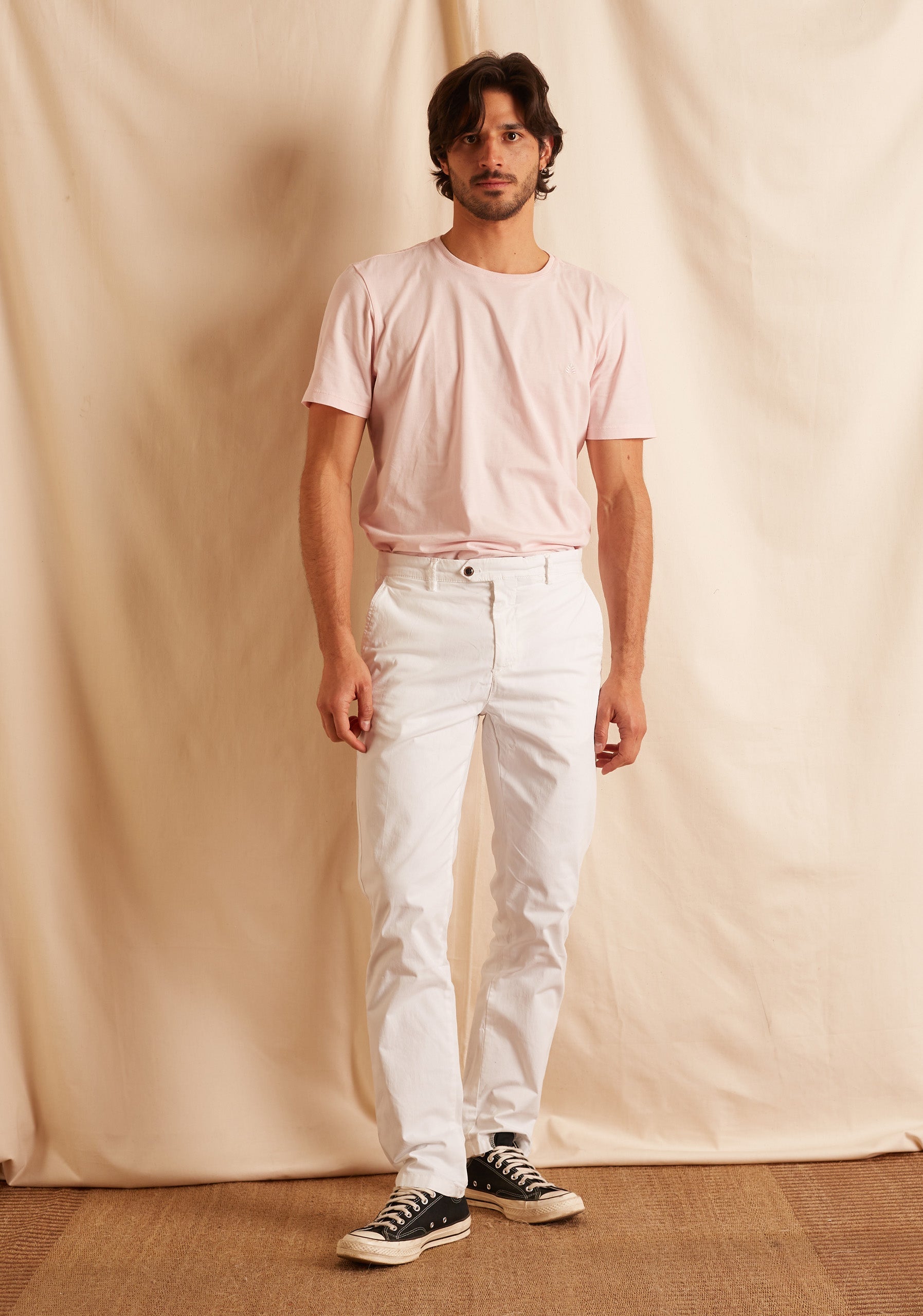 Chino White Trousers