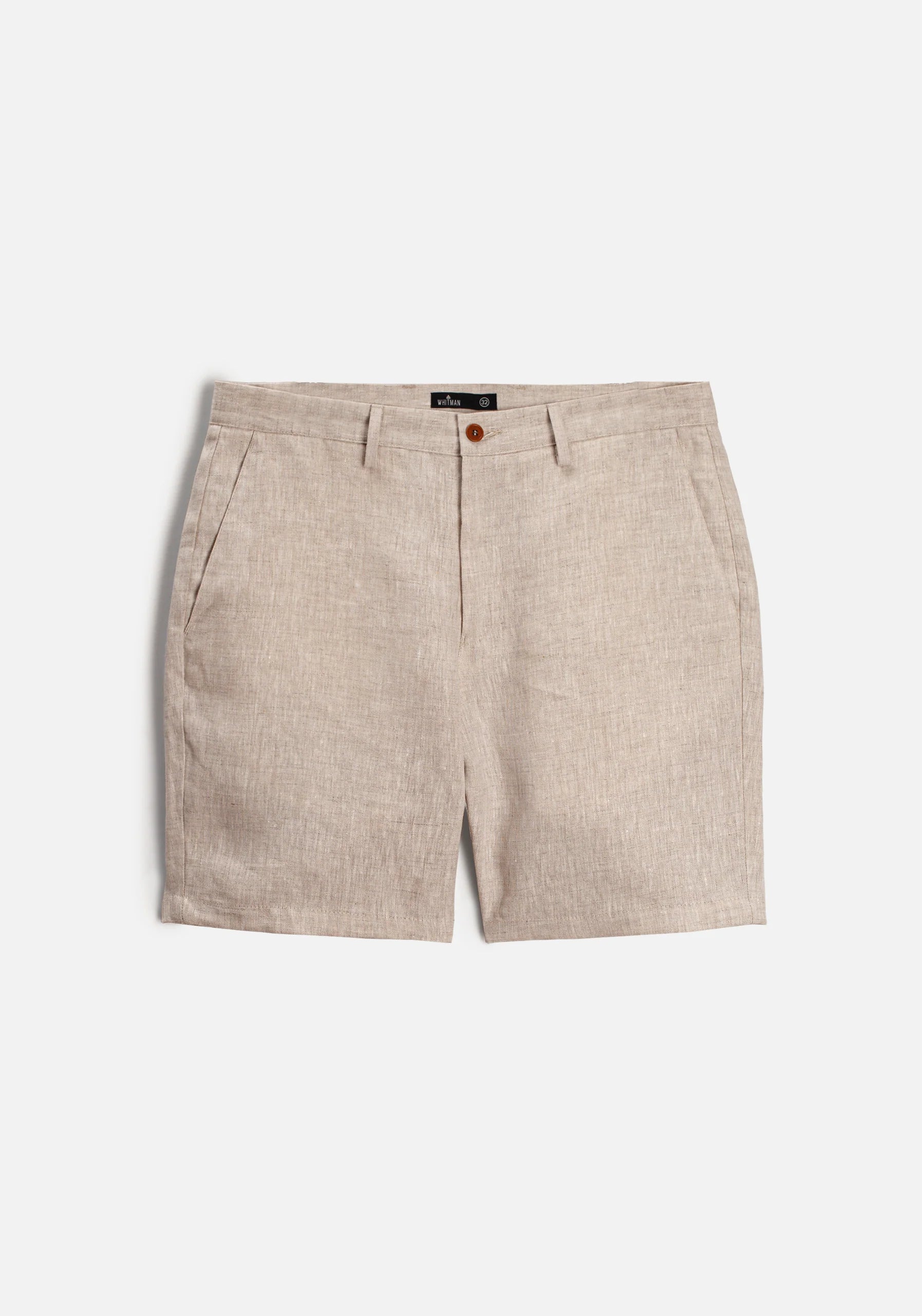 Manabi Linen Bermuda Oatmeal