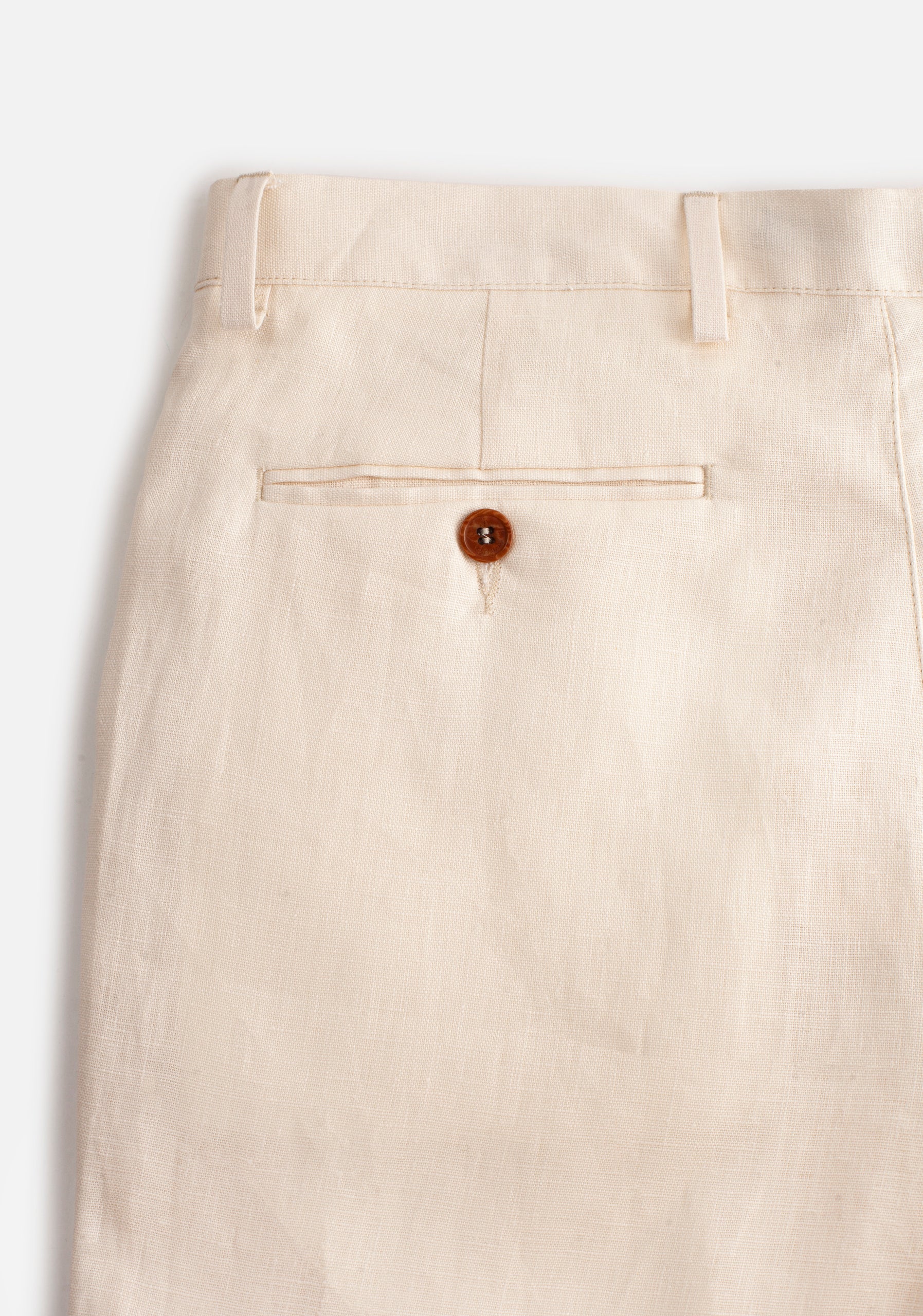 Manabi Linen Bermuda Ivory