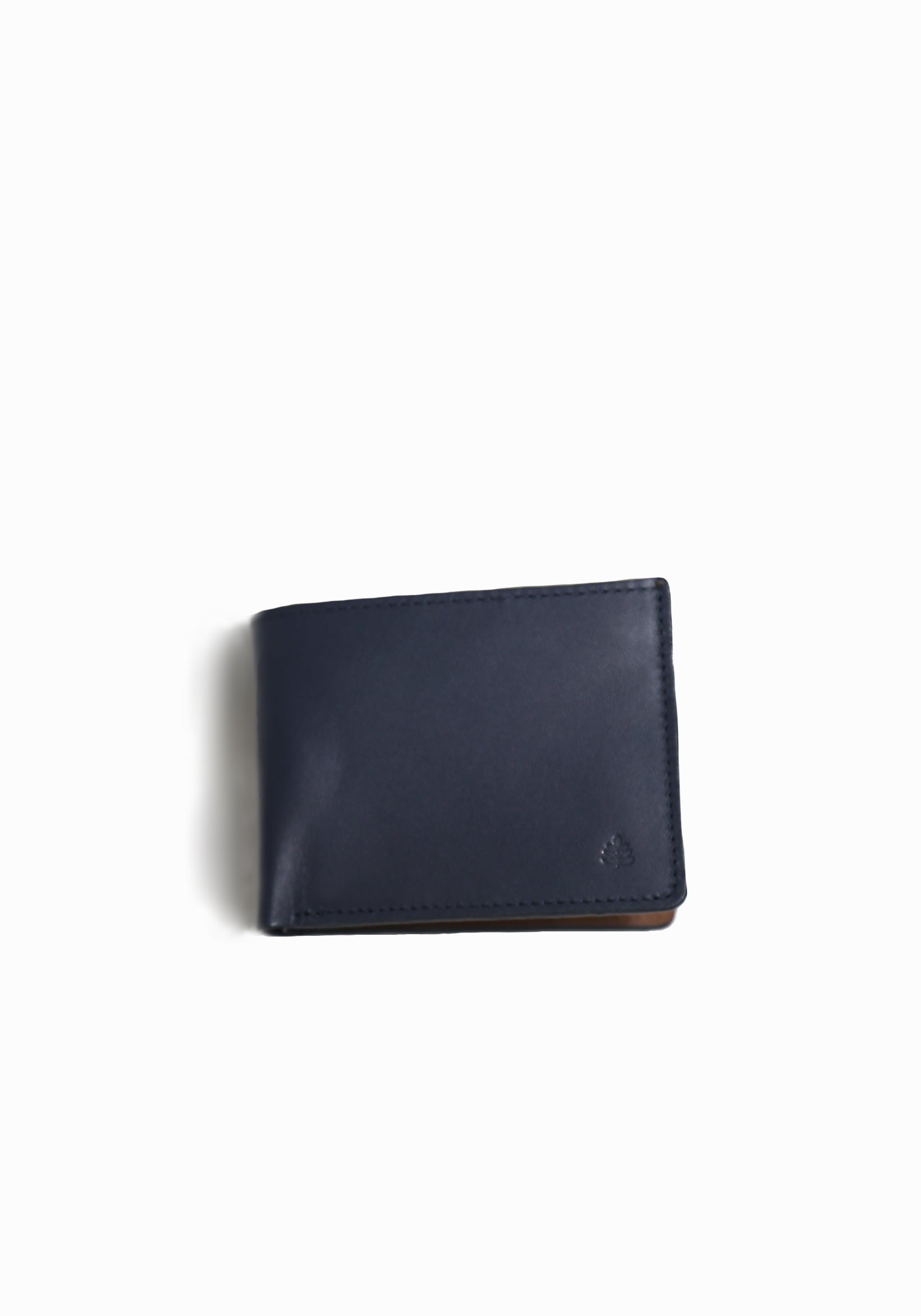 Brescia Wallet Leather Blue/Brown 
