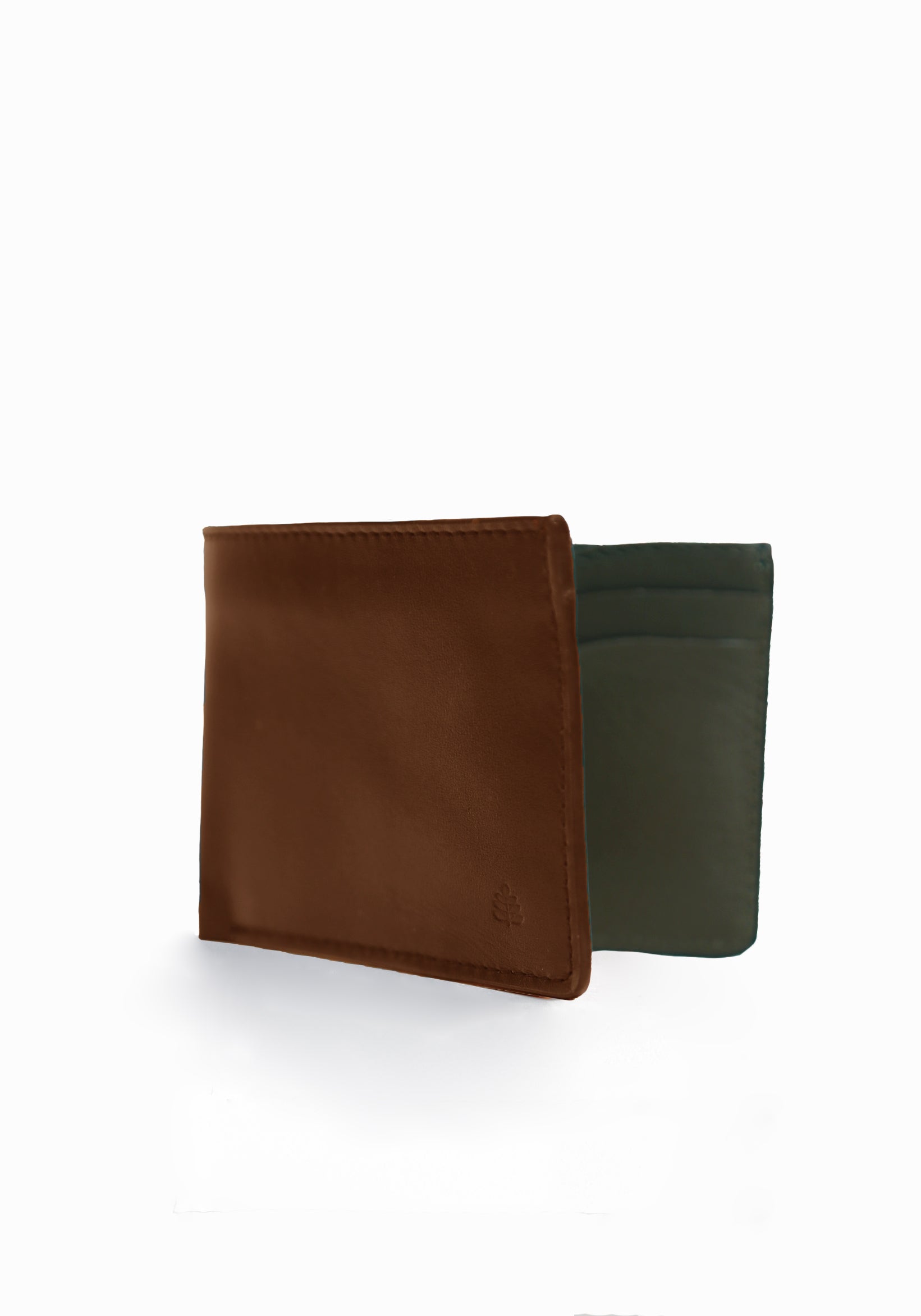 Brescia Green/Brown Leather Wallet