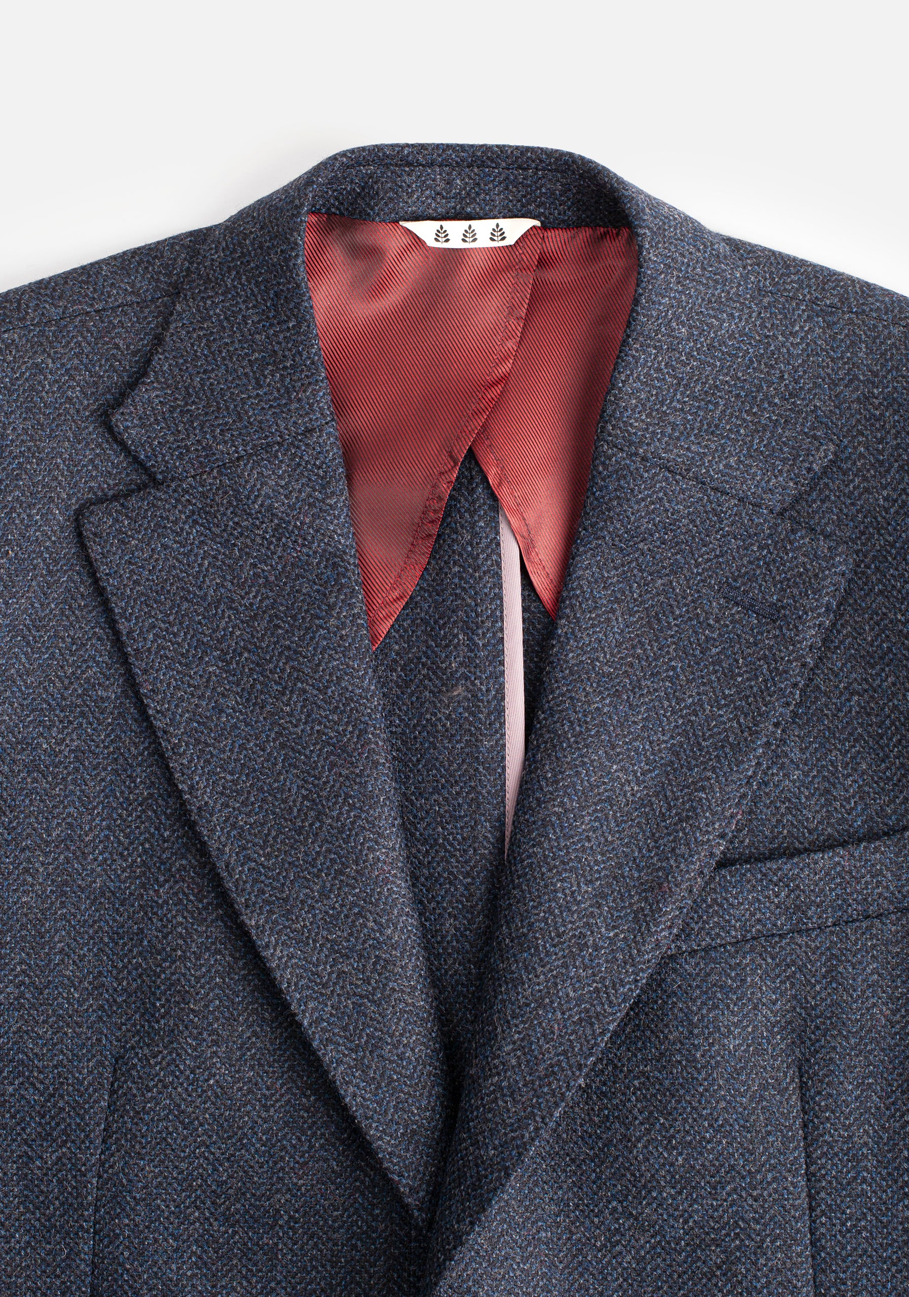 H Poet Blazer Dark Blue Patch Jasper