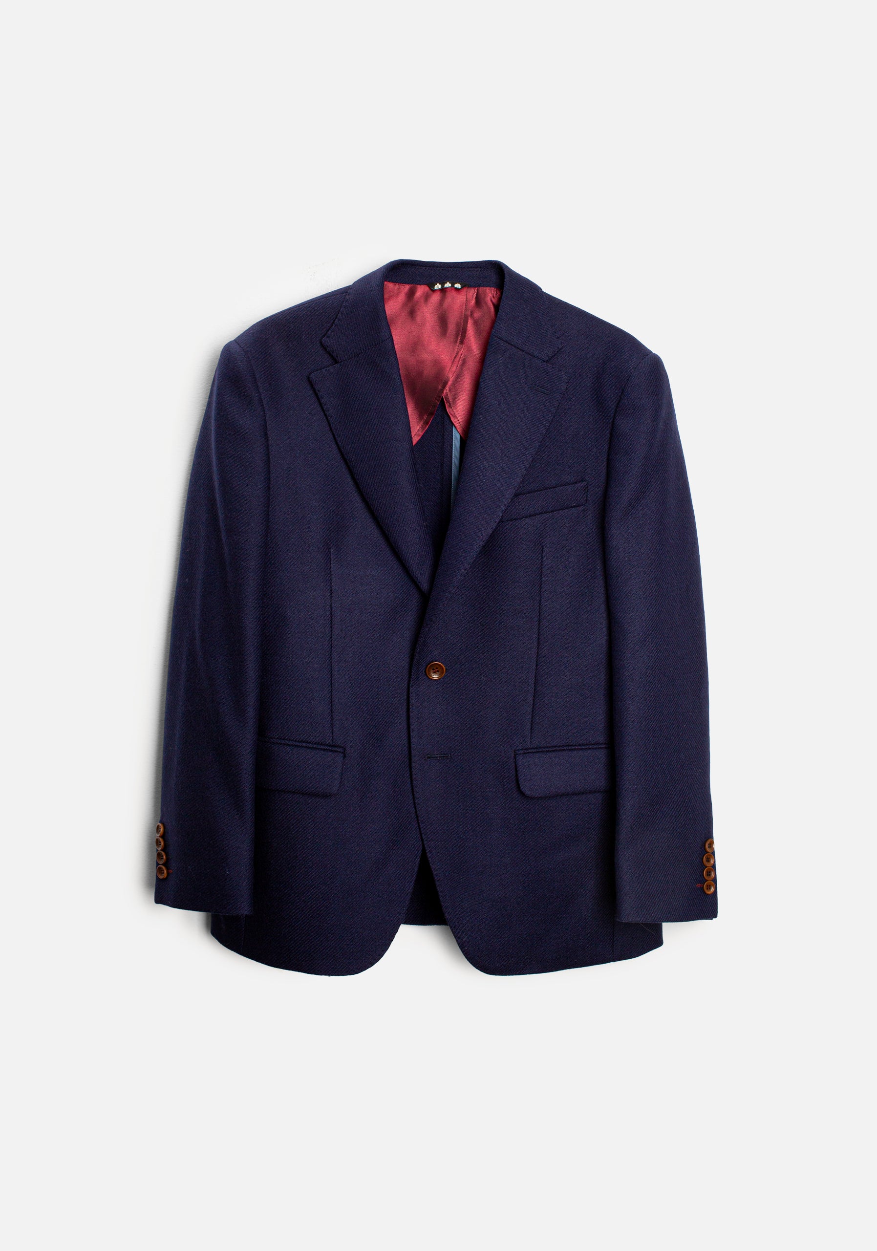 H Poet Dark Blue Wool Blazer