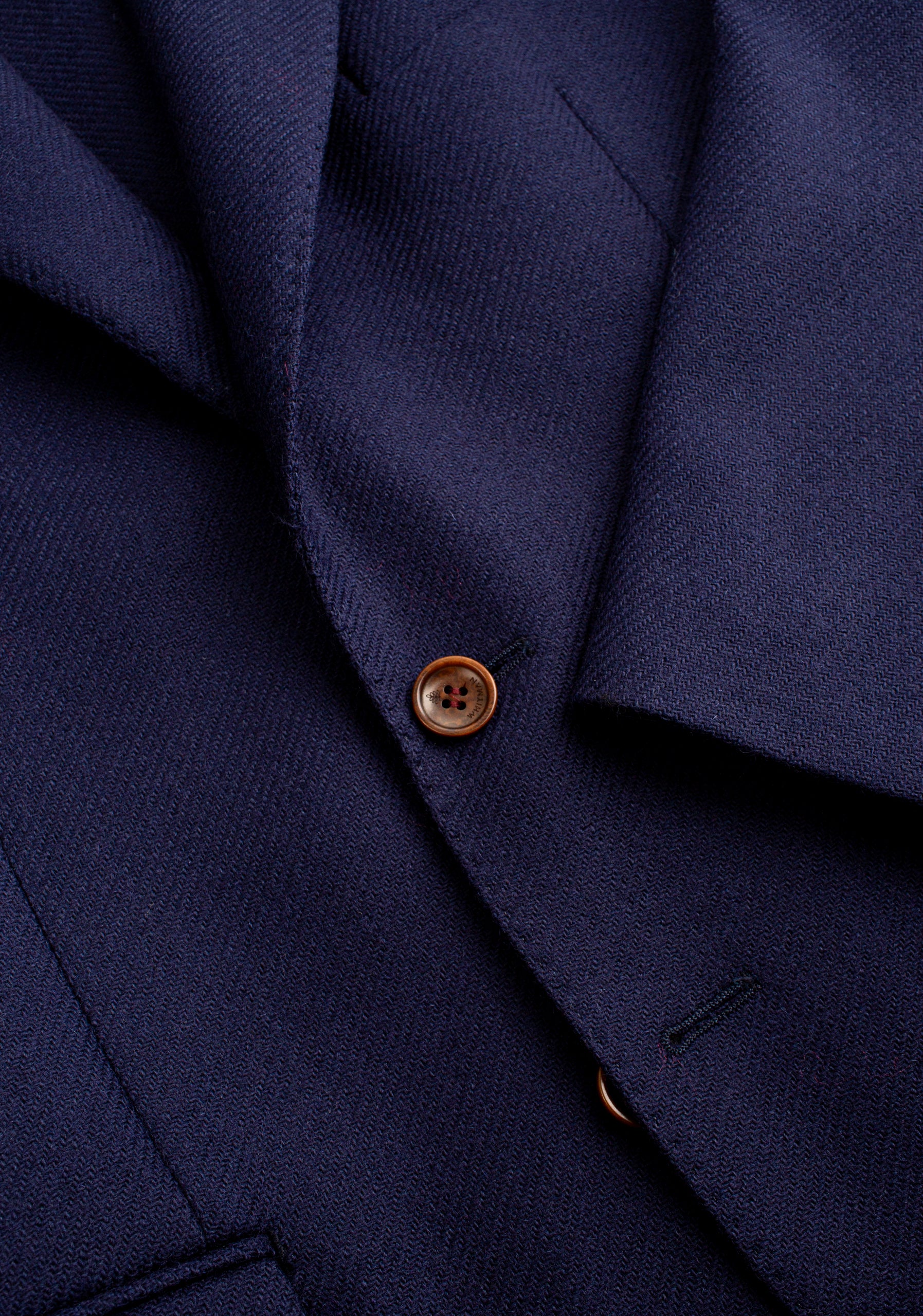 H Poet Dark Blue Wool Blazer