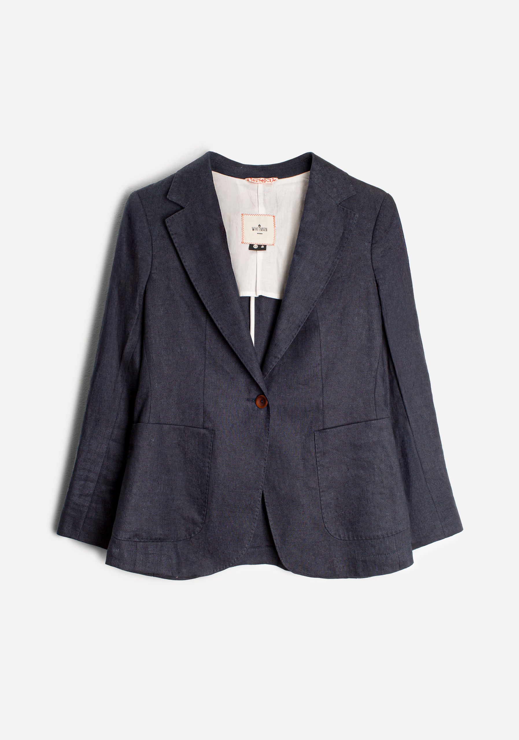 Dark Blue Linen Harriet Blazer