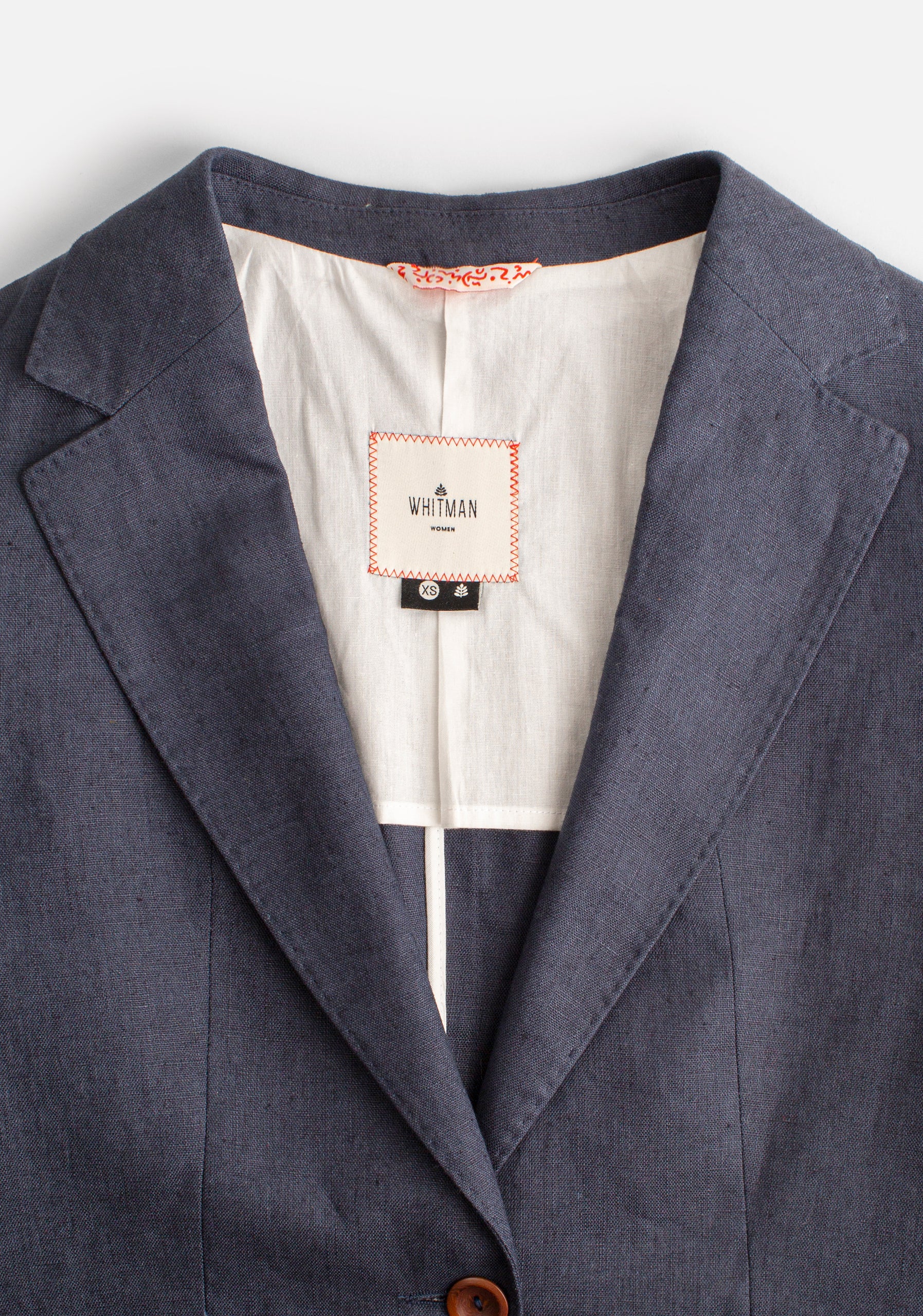 Dark Blue Linen Harriet Blazer