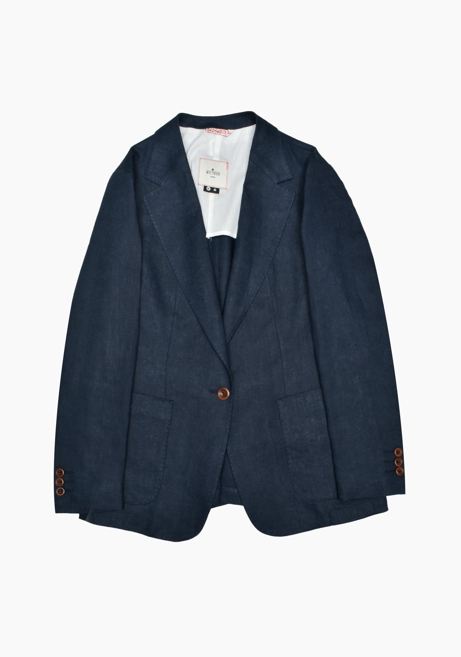 Dark Blue Linen Harriet Blazer