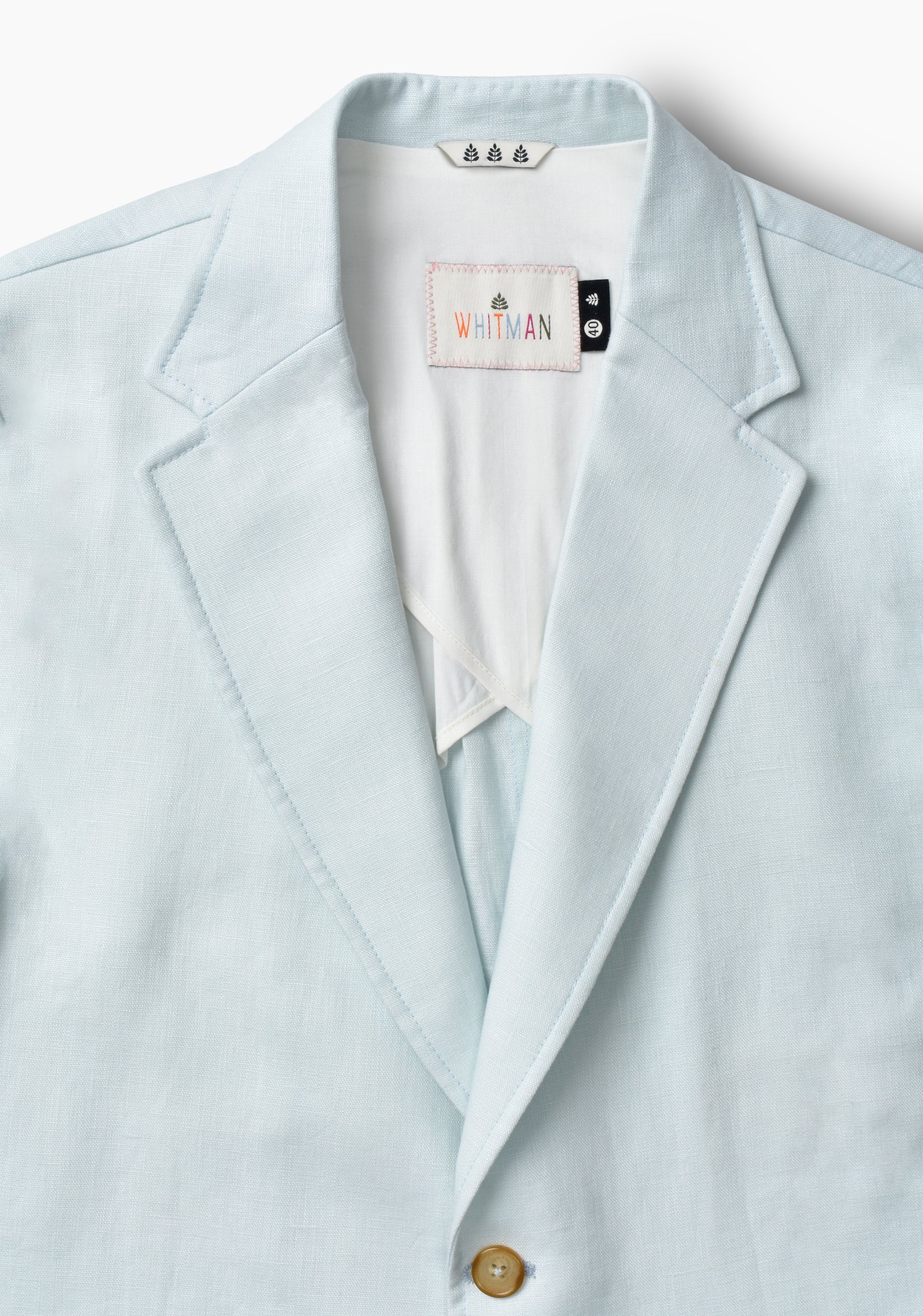 Linen Light Blue Blazer