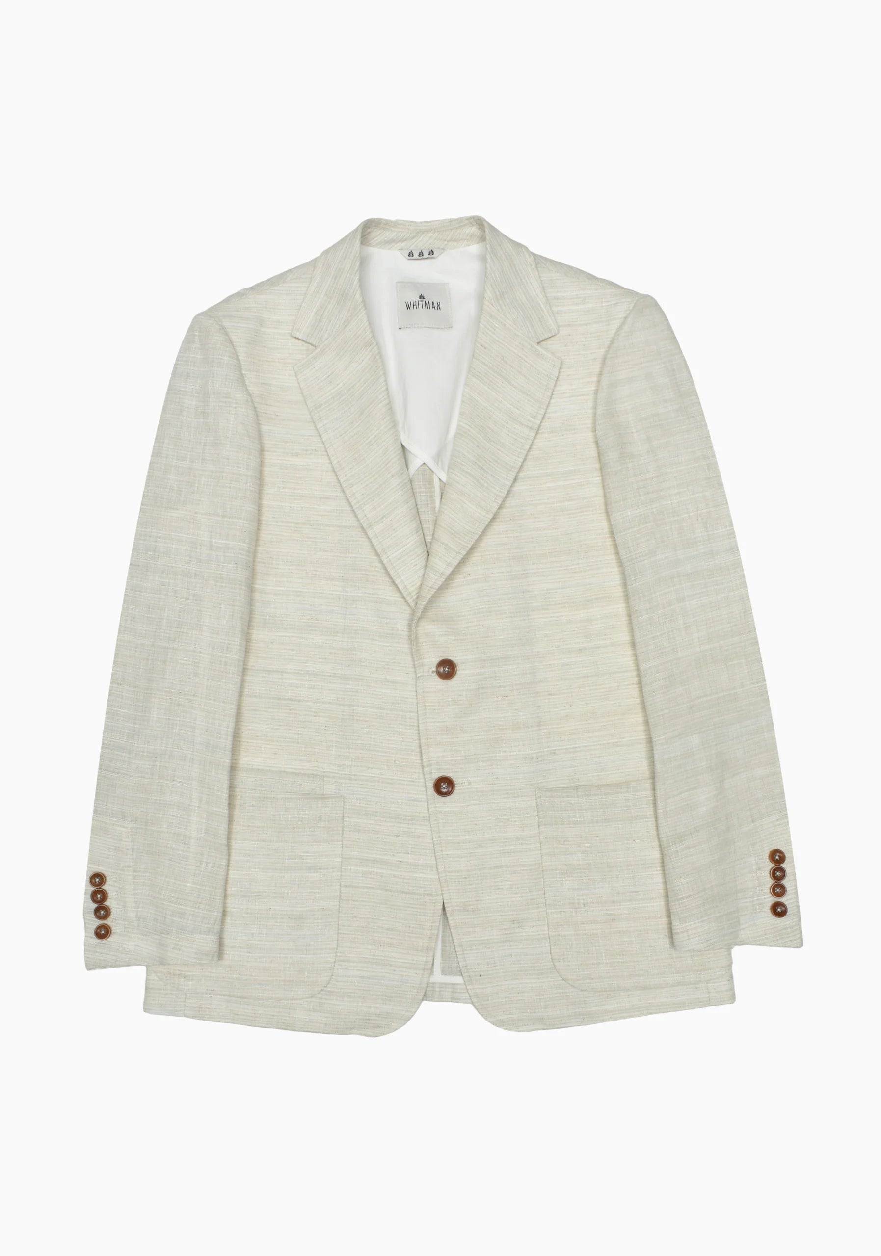 Jaipur Linen Ivory Stripes Blazer