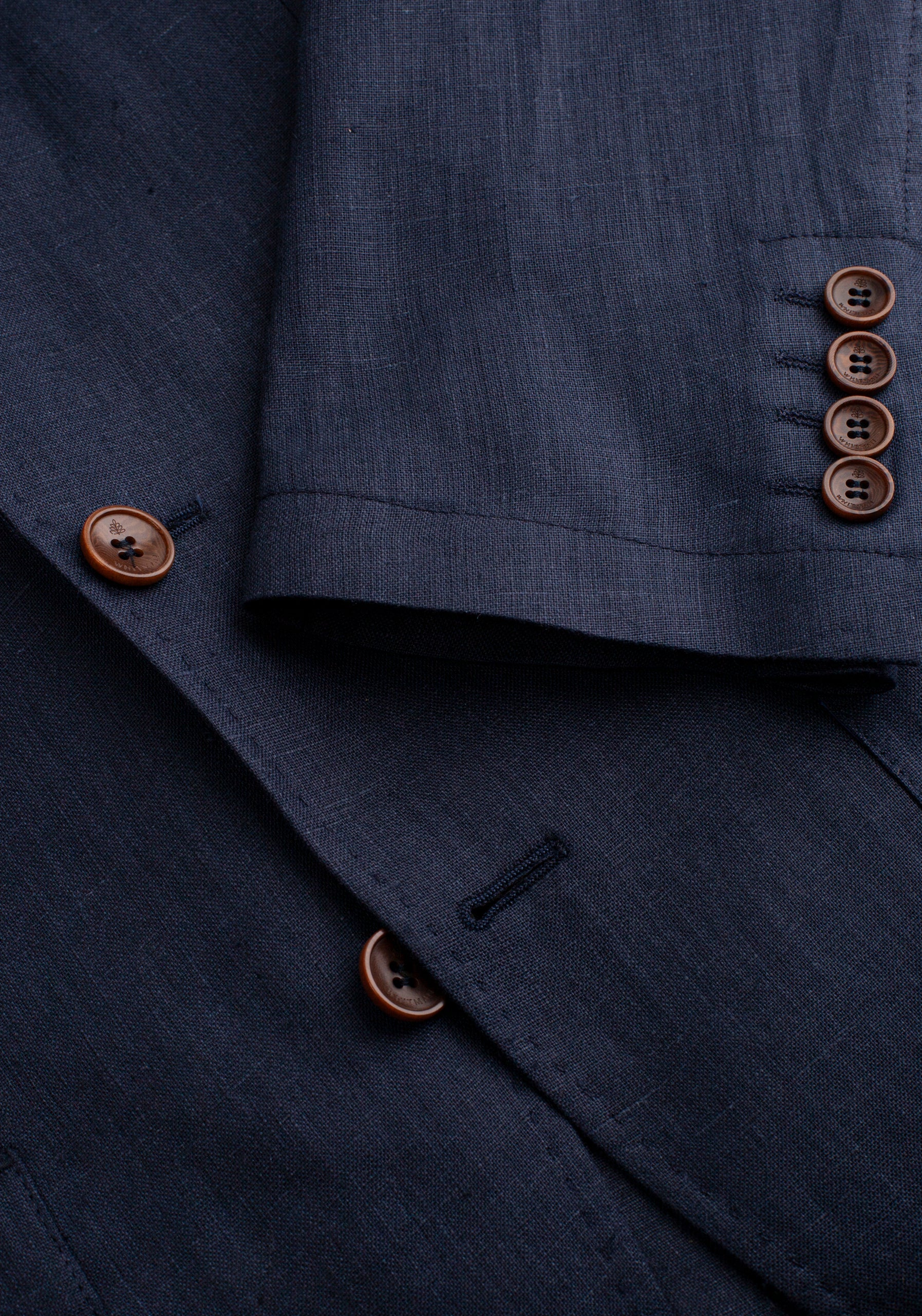 Linen Blazer Otello Blue Osc