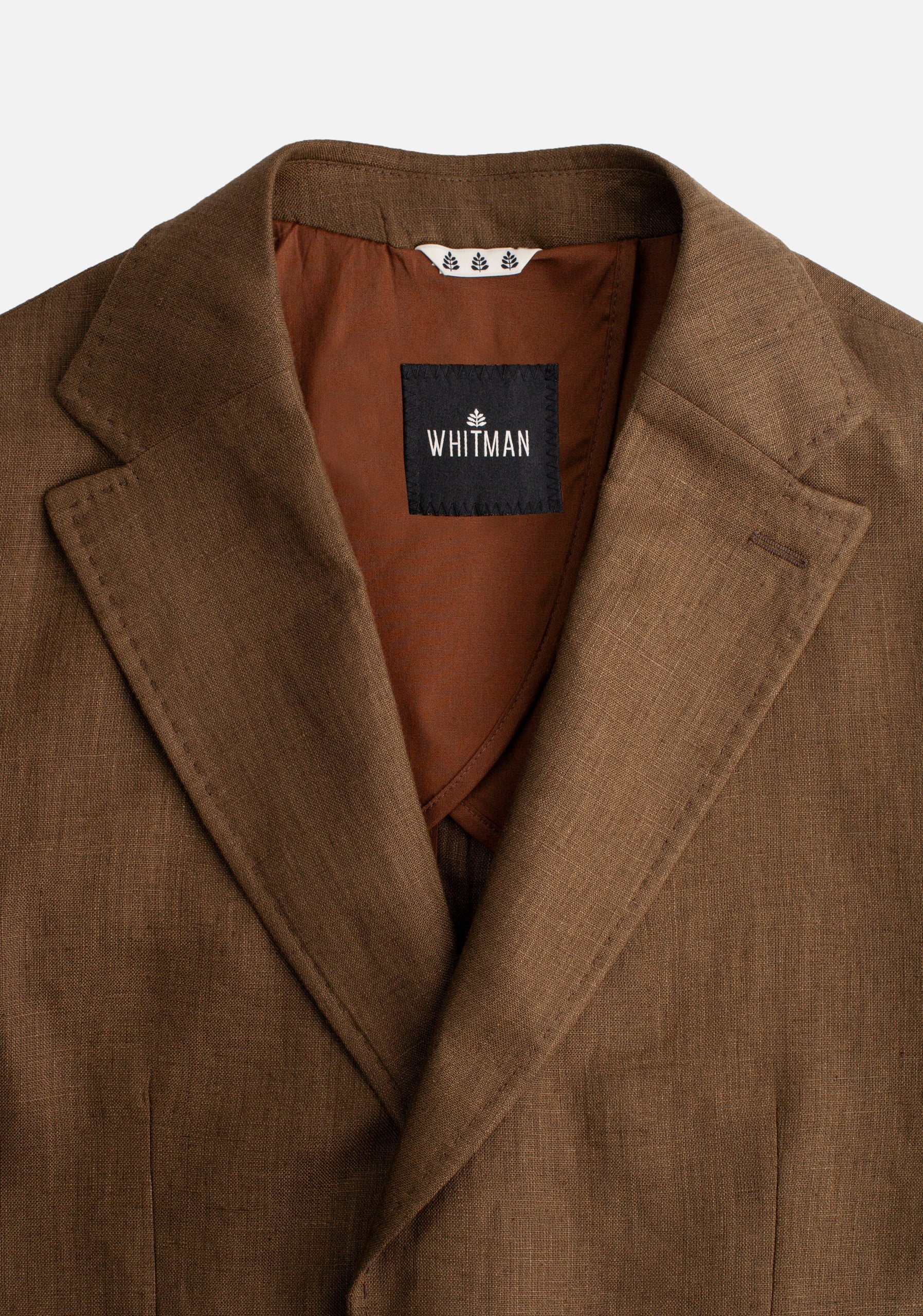 Olive Green Otello Linen Blazer