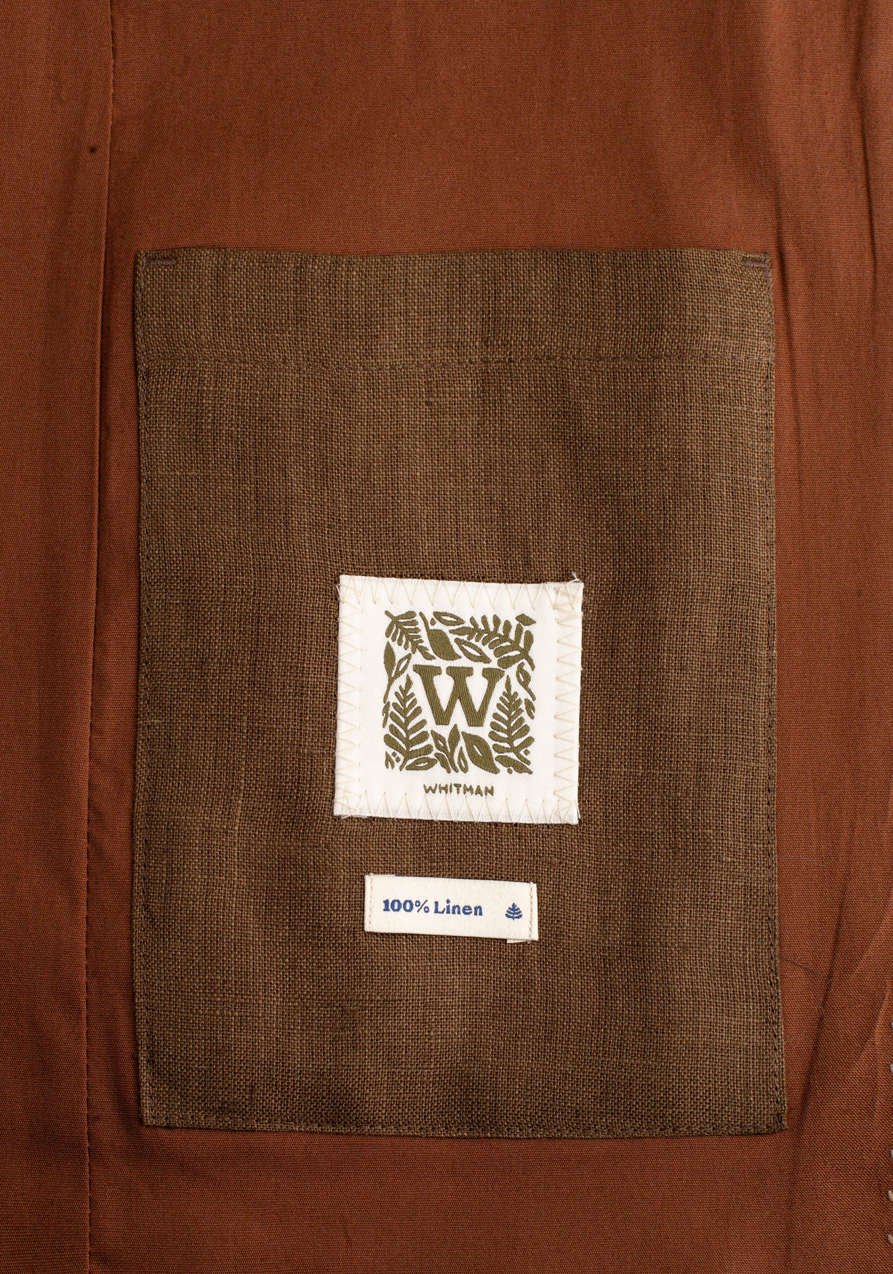 Olive Green Otello Linen Blazer
