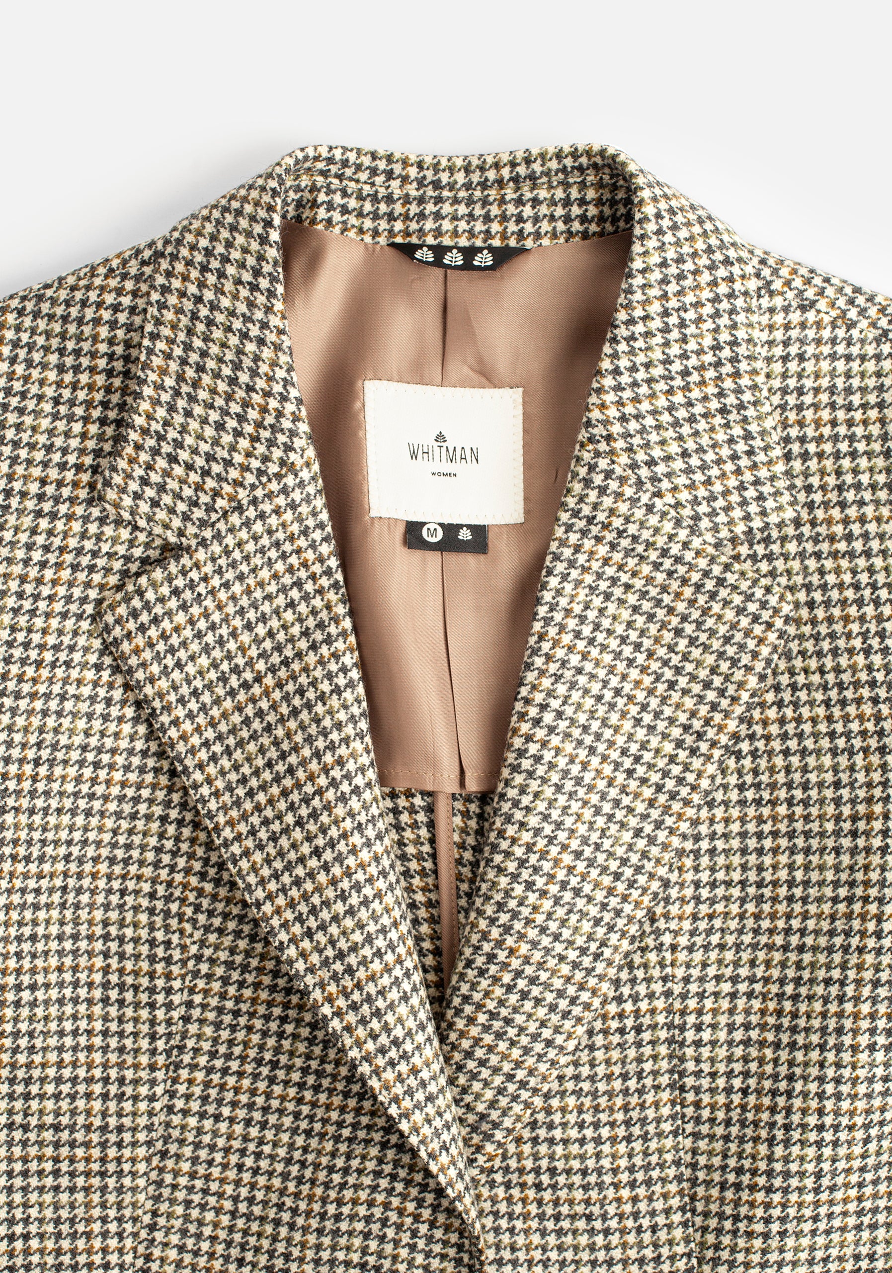 Agatha Wool Blazer Beige - Green