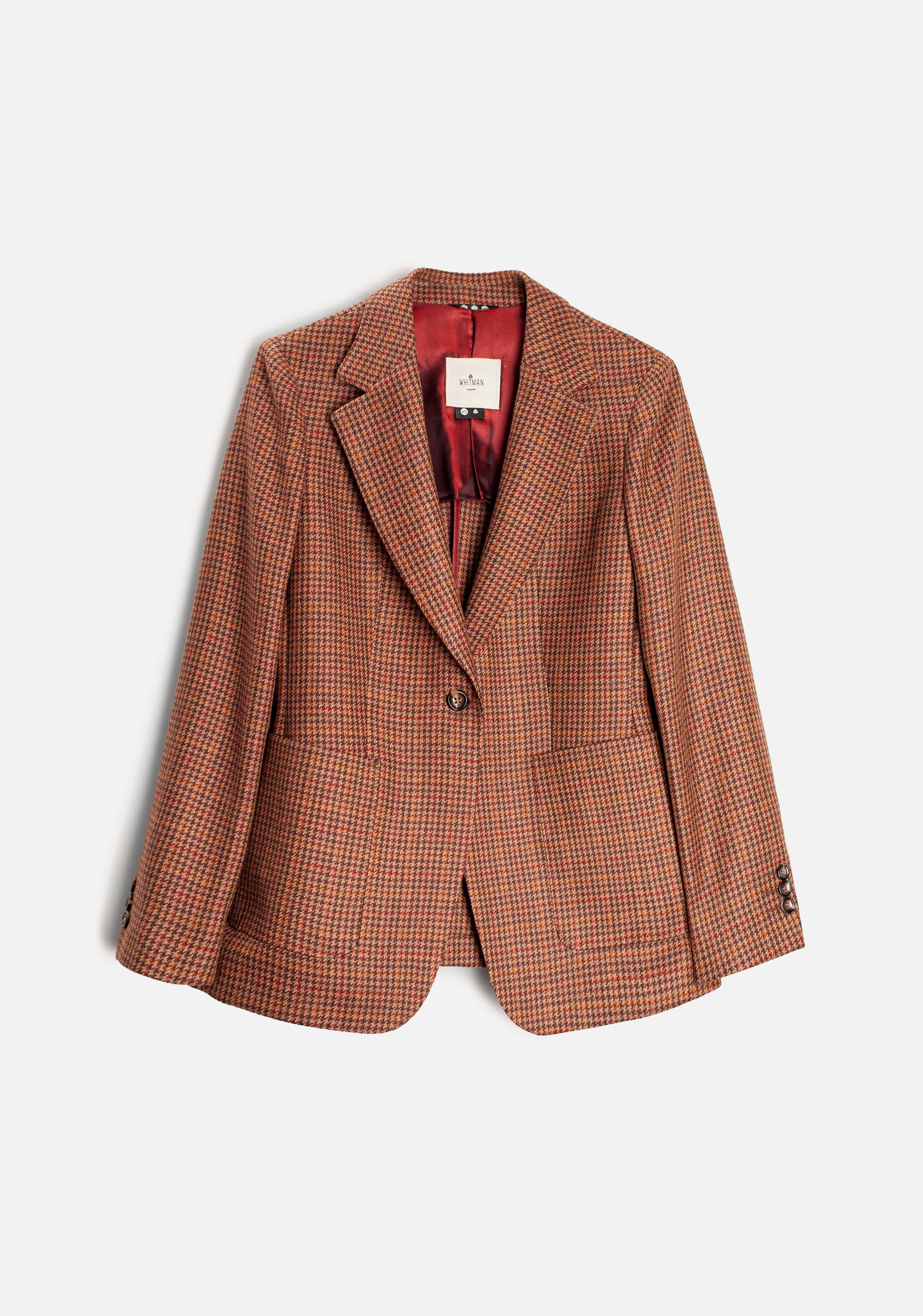 Blazer M Agatha Wool Gallineto Brown - Pink