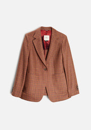 Blazer M Agatha Wool Gallineto Brown - Pink