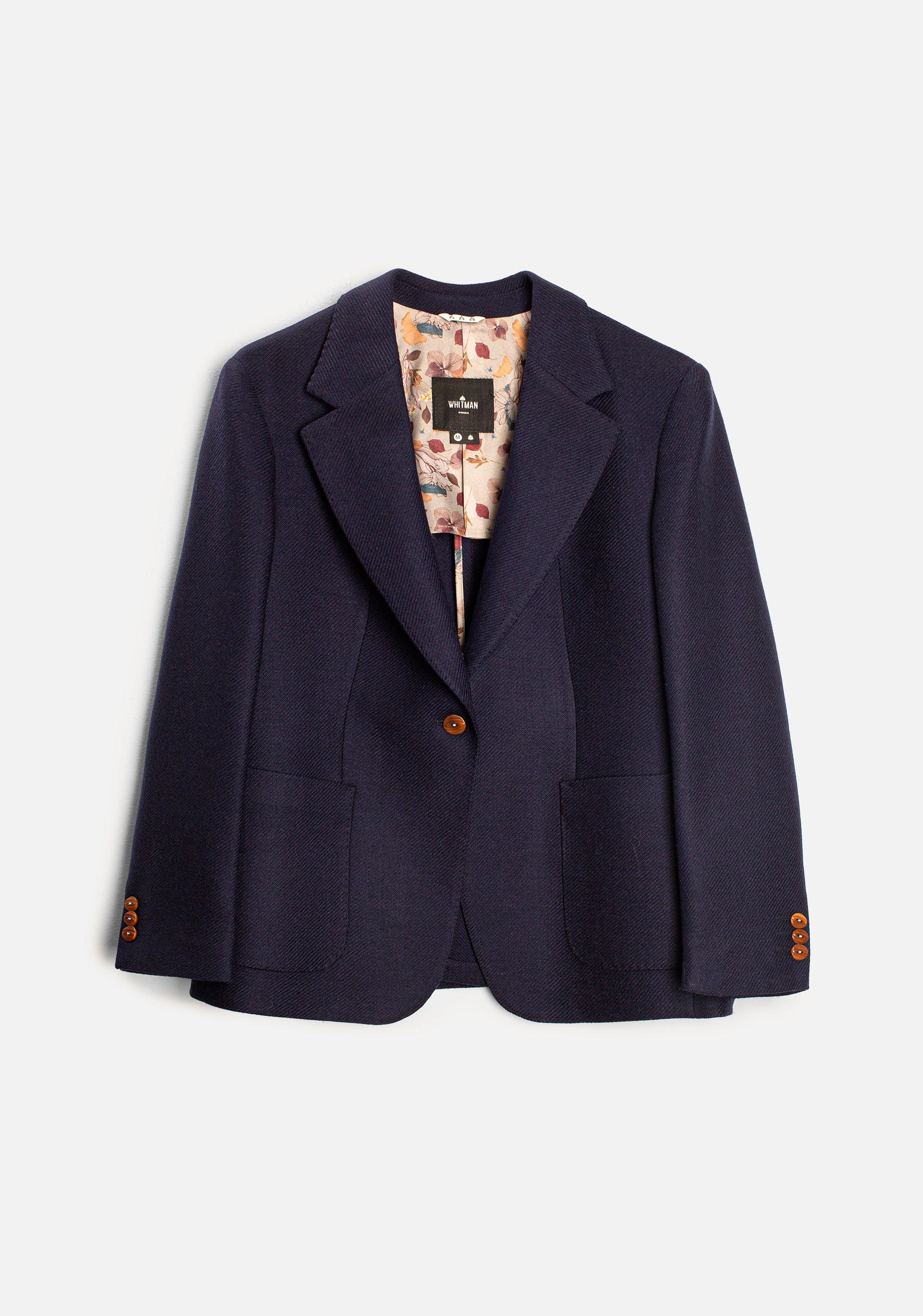 Agatha Blue Wool Blazer.