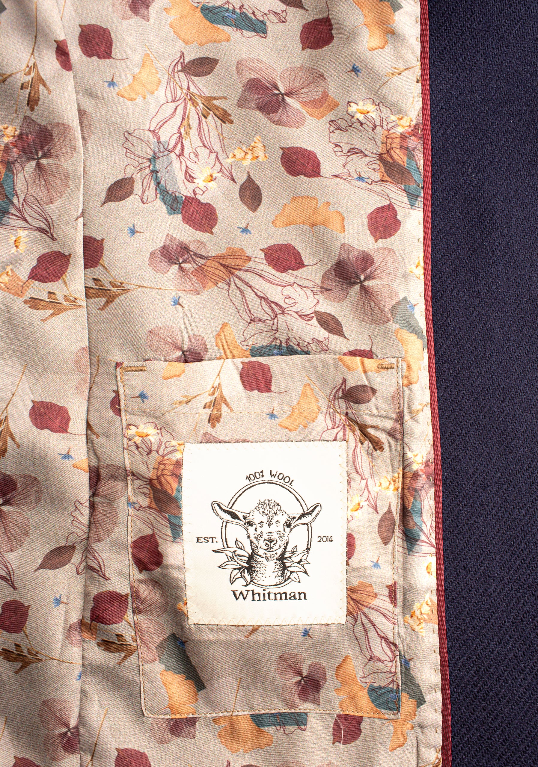 Agatha Blue Wool Blazer.