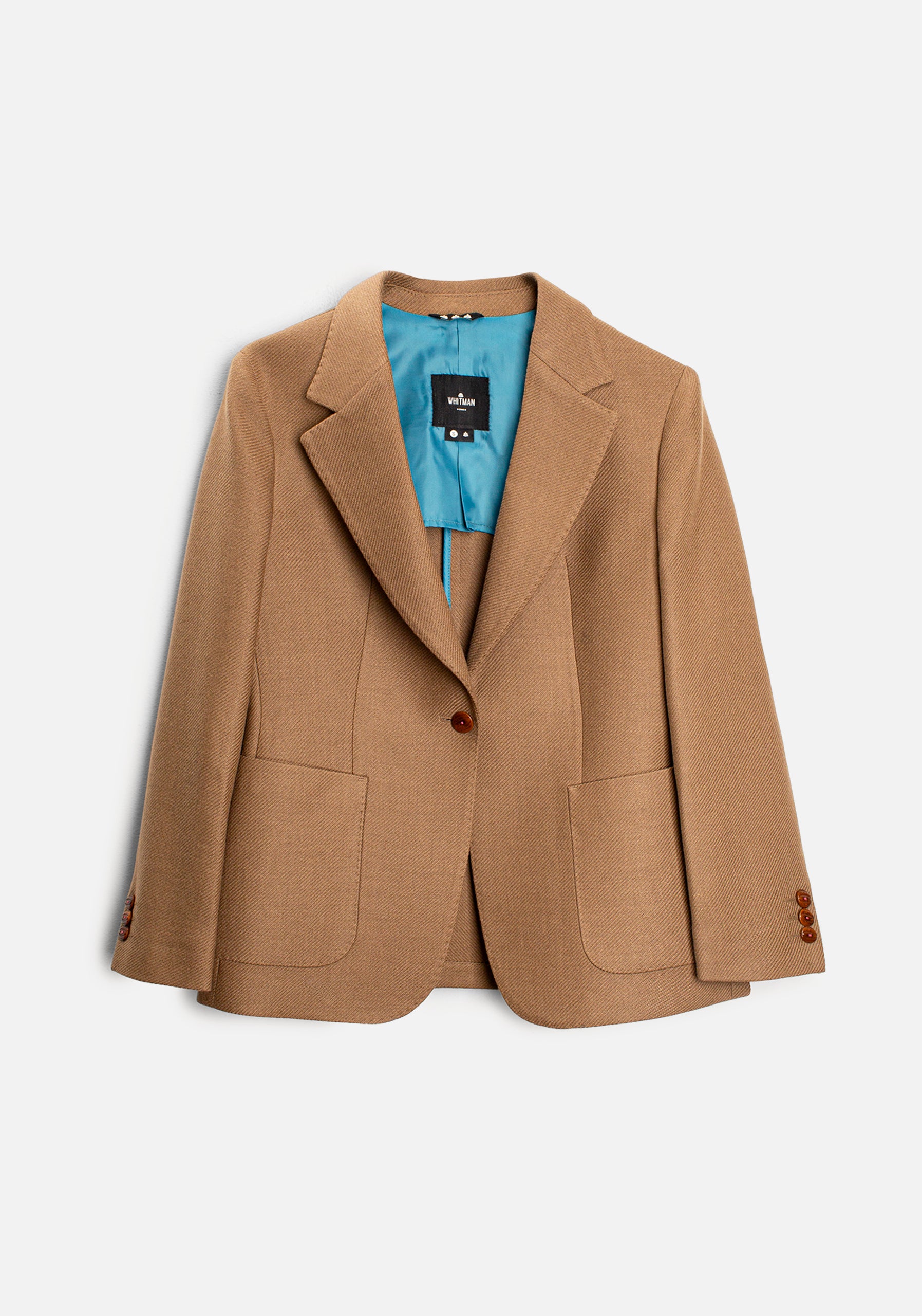 M Agatha Camel Wool Blazer