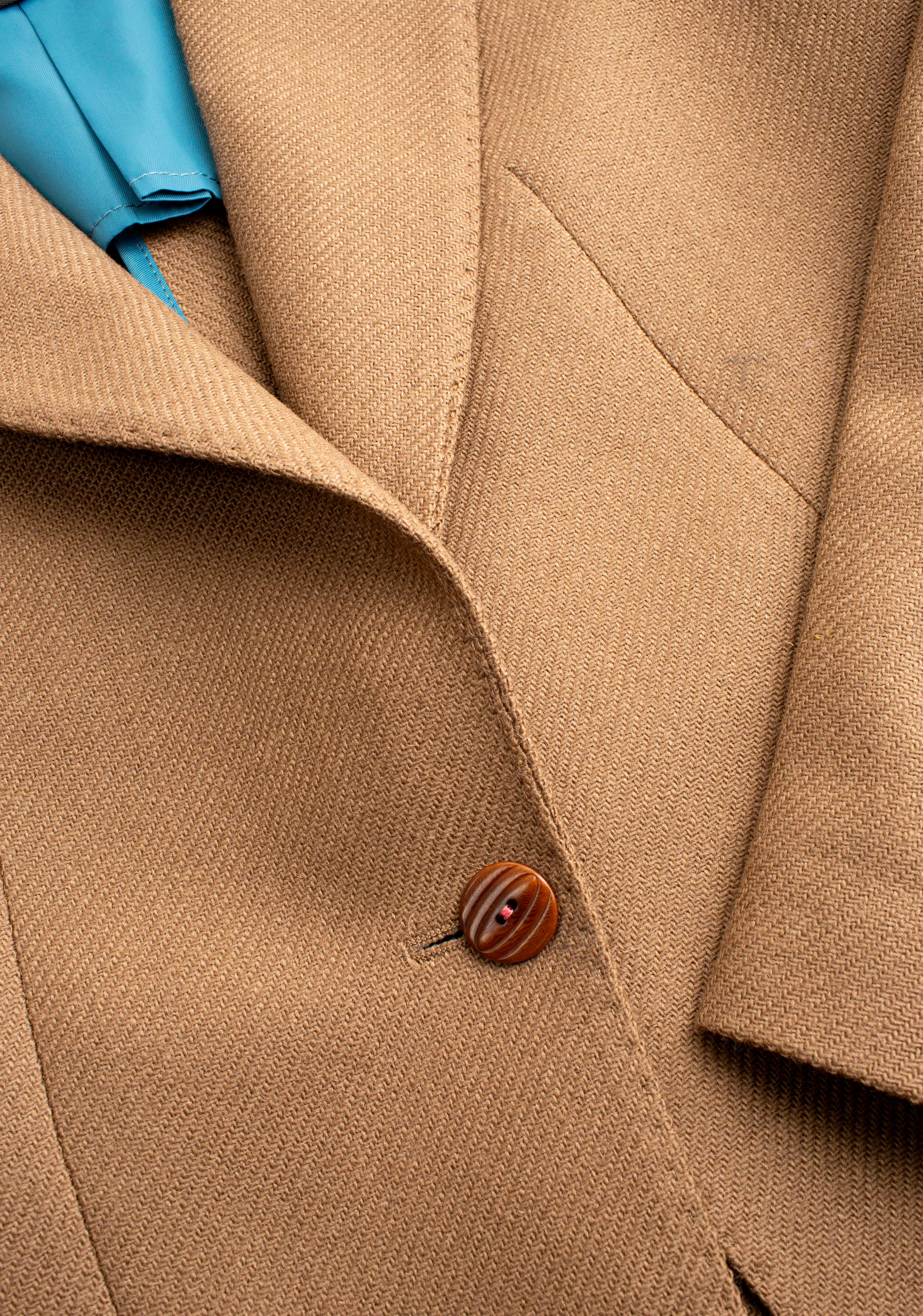 M Agatha Camel Wool Blazer