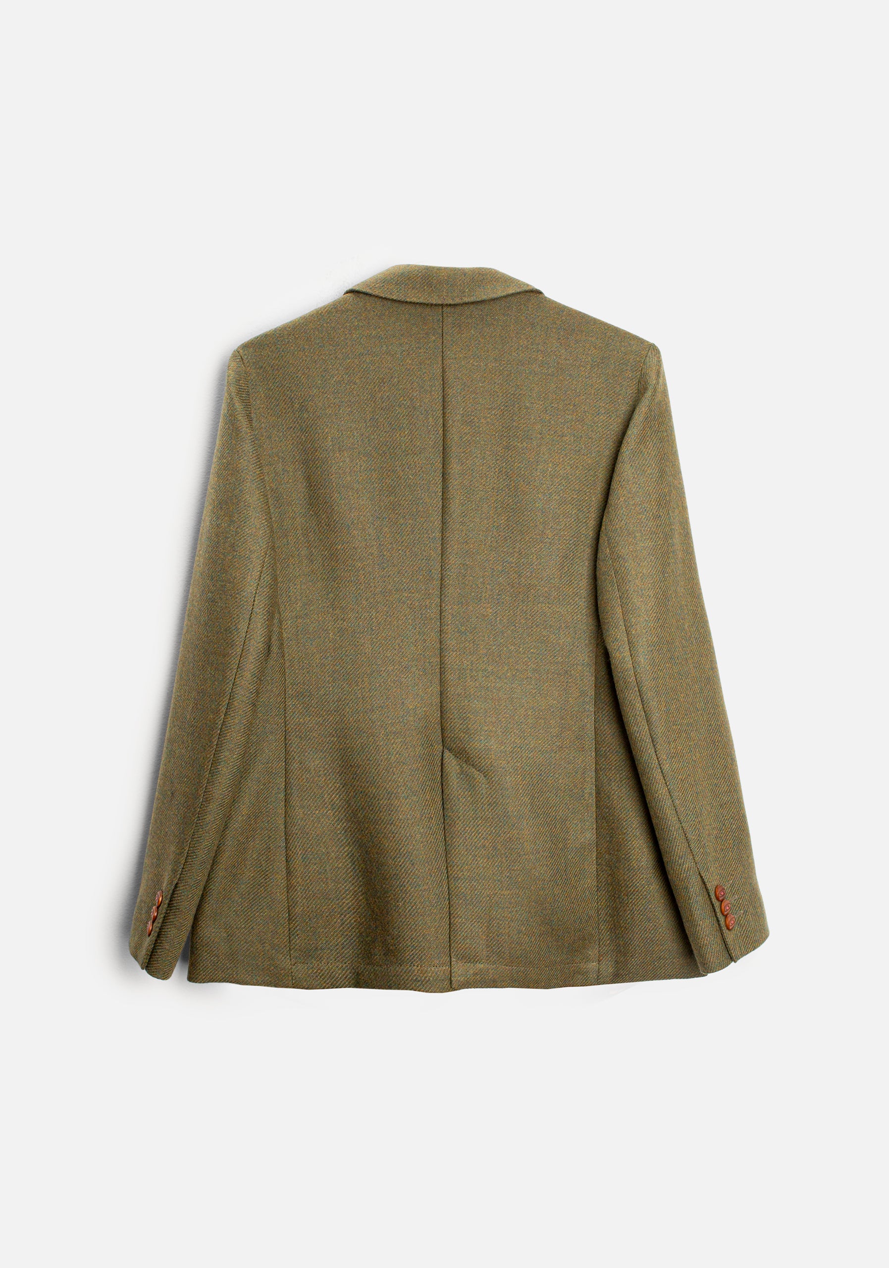 Agatha Wool Blazer Solid Green Medium