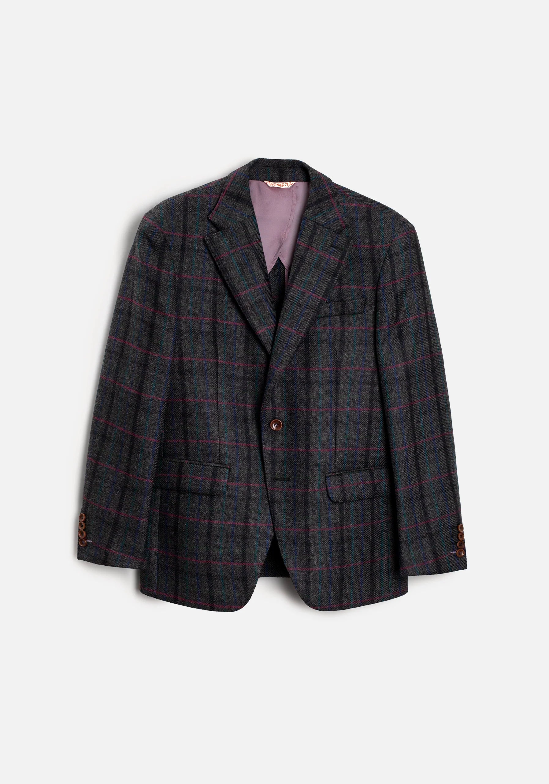 Unstructured Poet Blazer Ars Gray CDR Black - Red