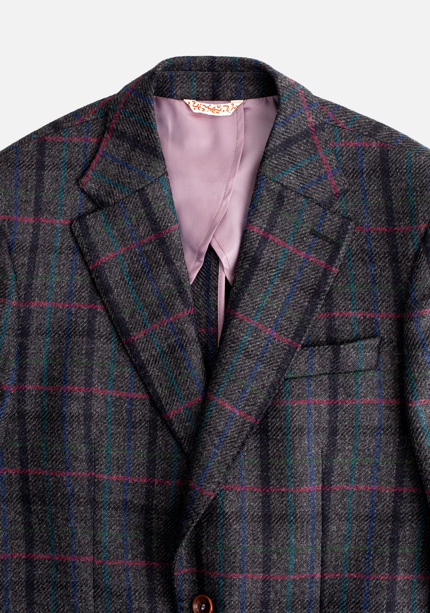 Unstructured Poet Blazer Ars Gray CDR Black - Red
