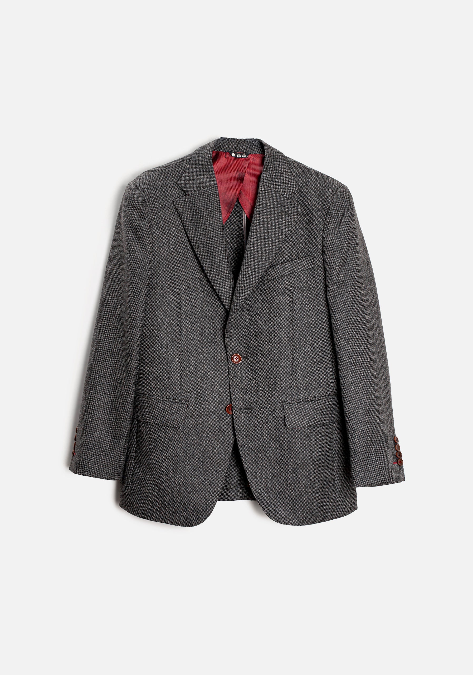 Blazer Poet Unstructured Partridge Eye Gray