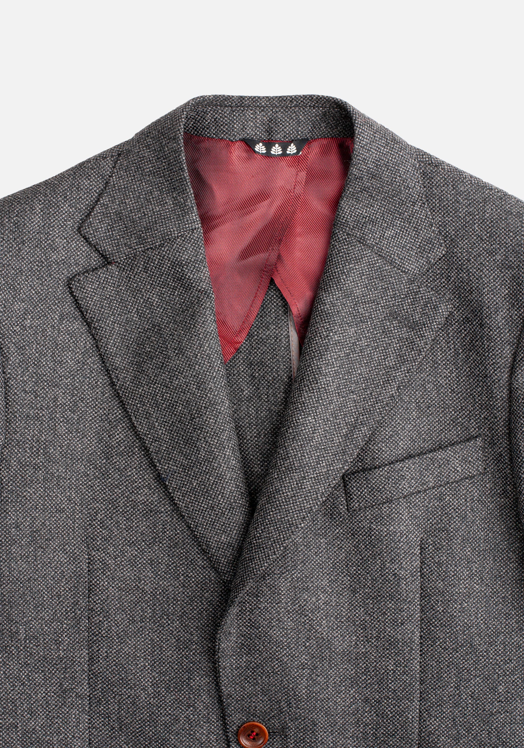 Blazer Poet Unstructured Partridge Eye Gray