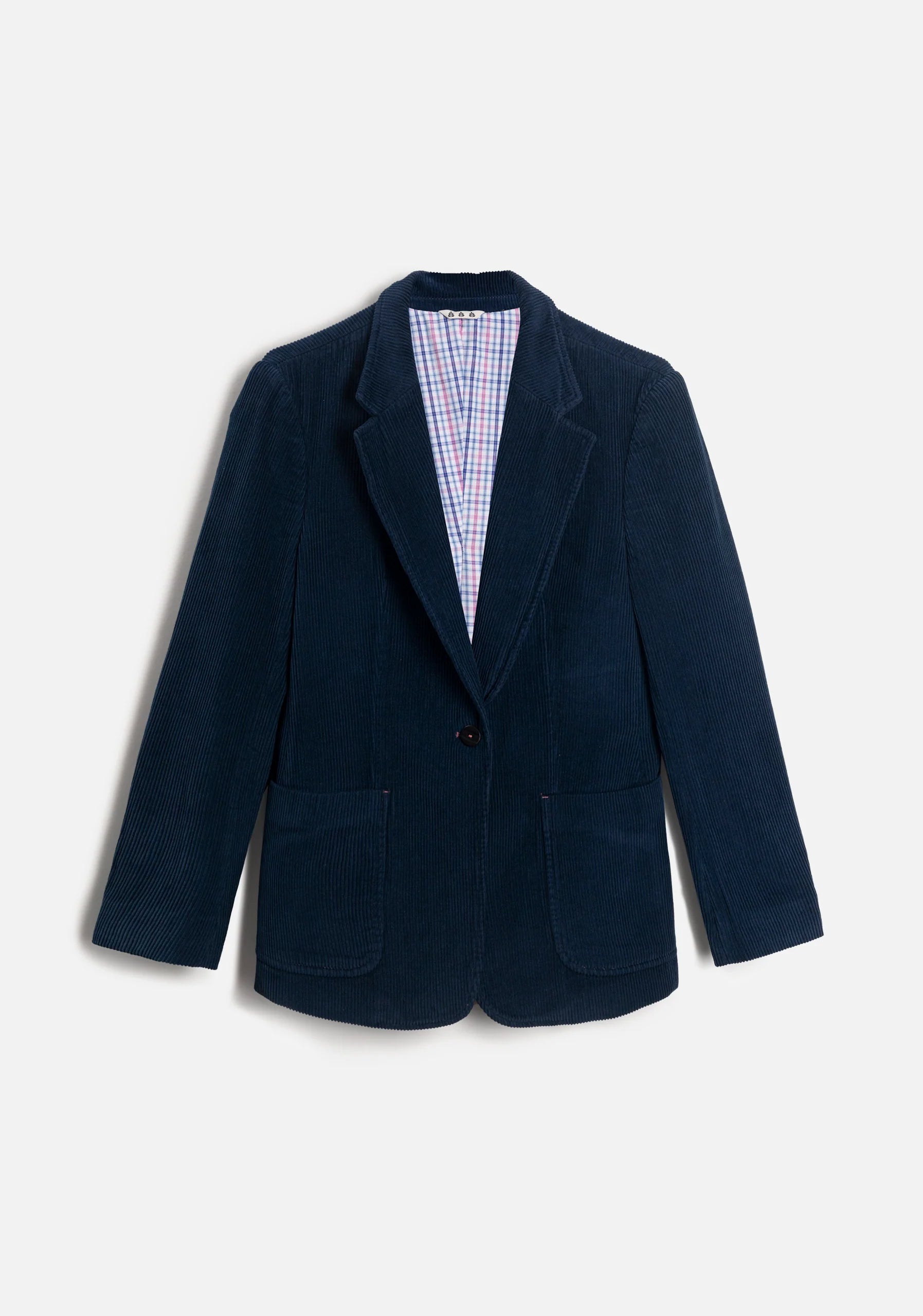 Blazer Poet Structured Corduroy Blue Medium
