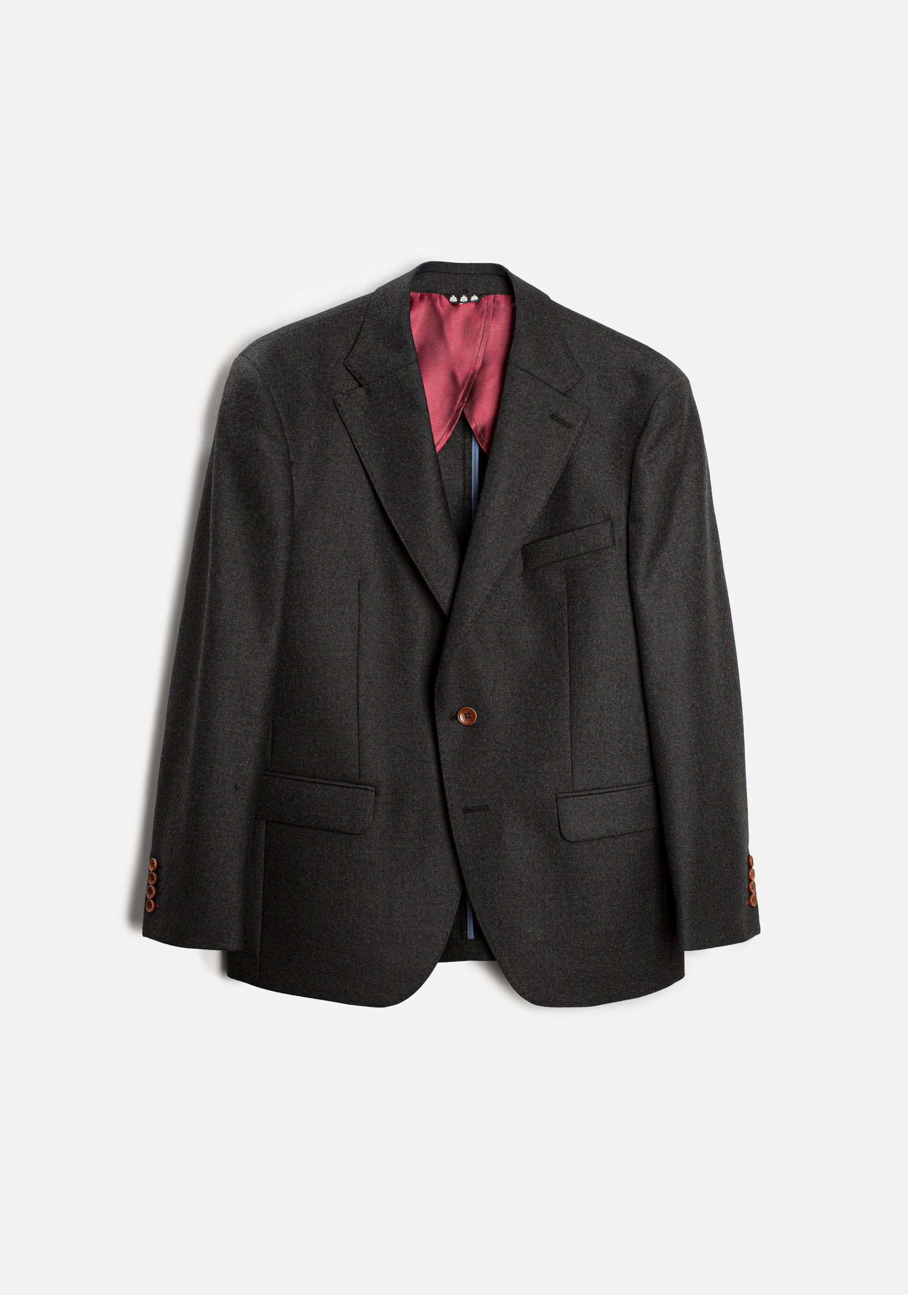 Blazer Poet Poet Lana Desest Gris Osc Jaspe