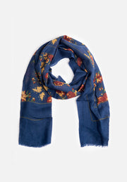 Scarf Chennai Blue-Wine