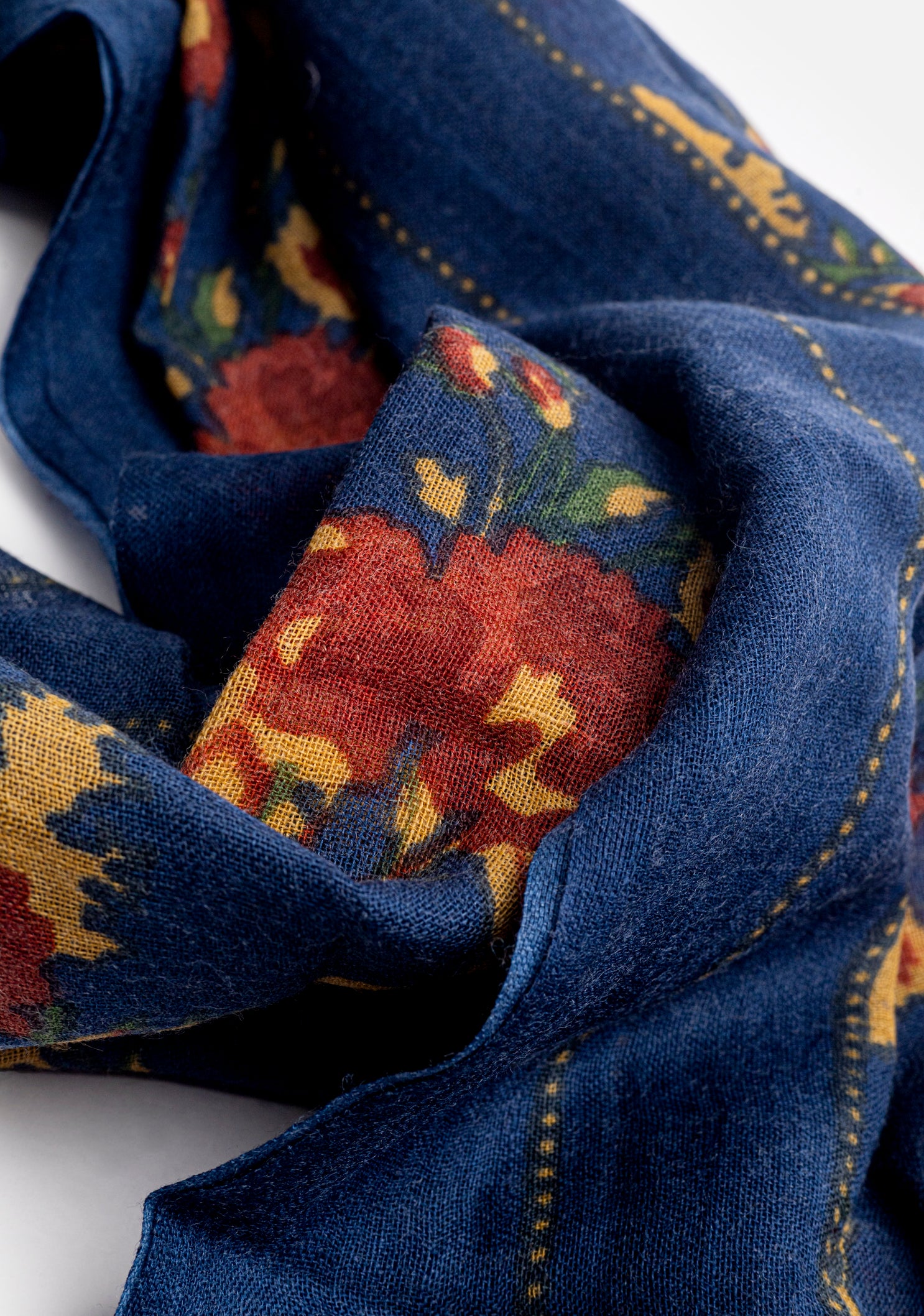 Scarf Chennai Blue-Wine