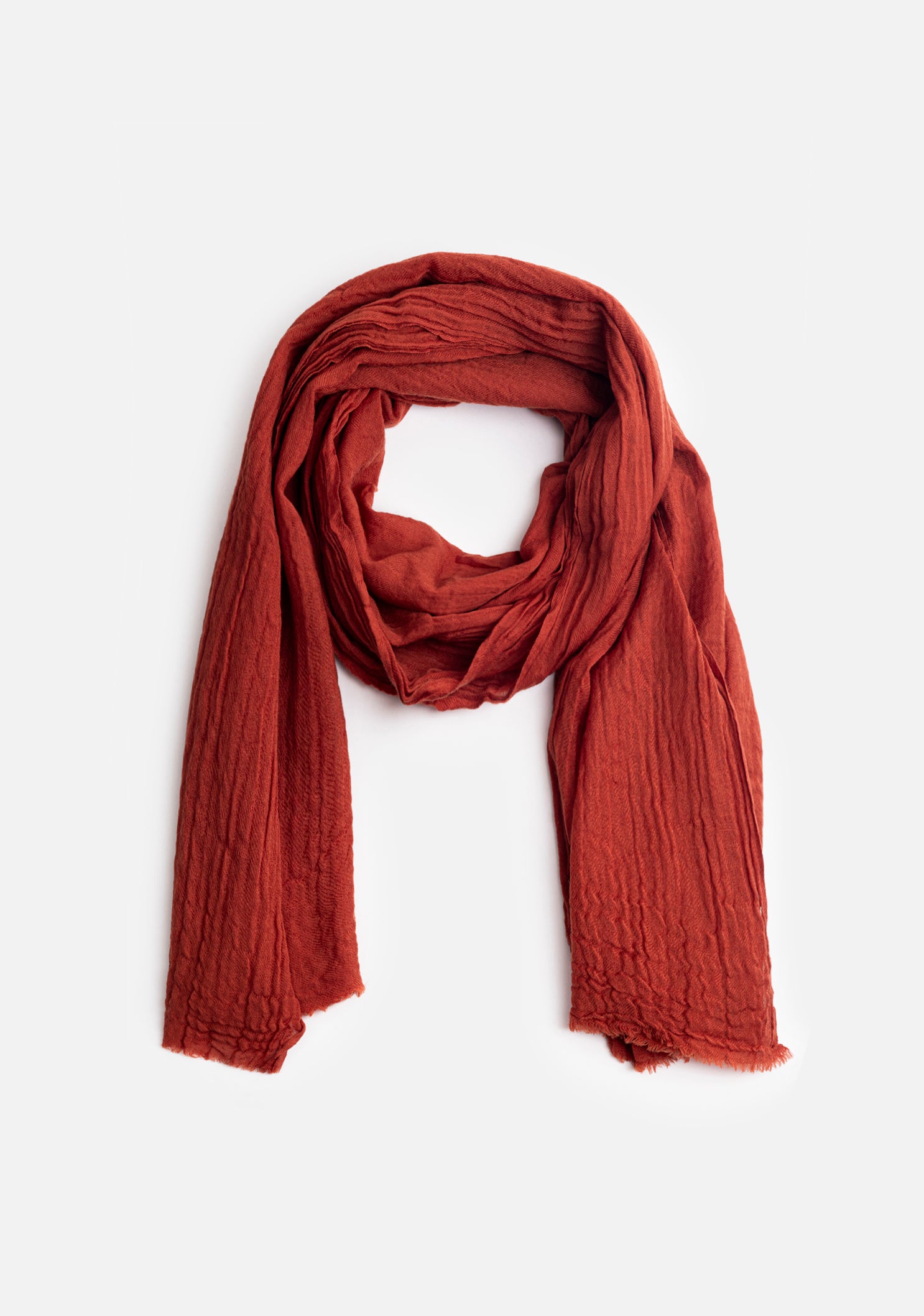 Scarf Chennai Terracotta