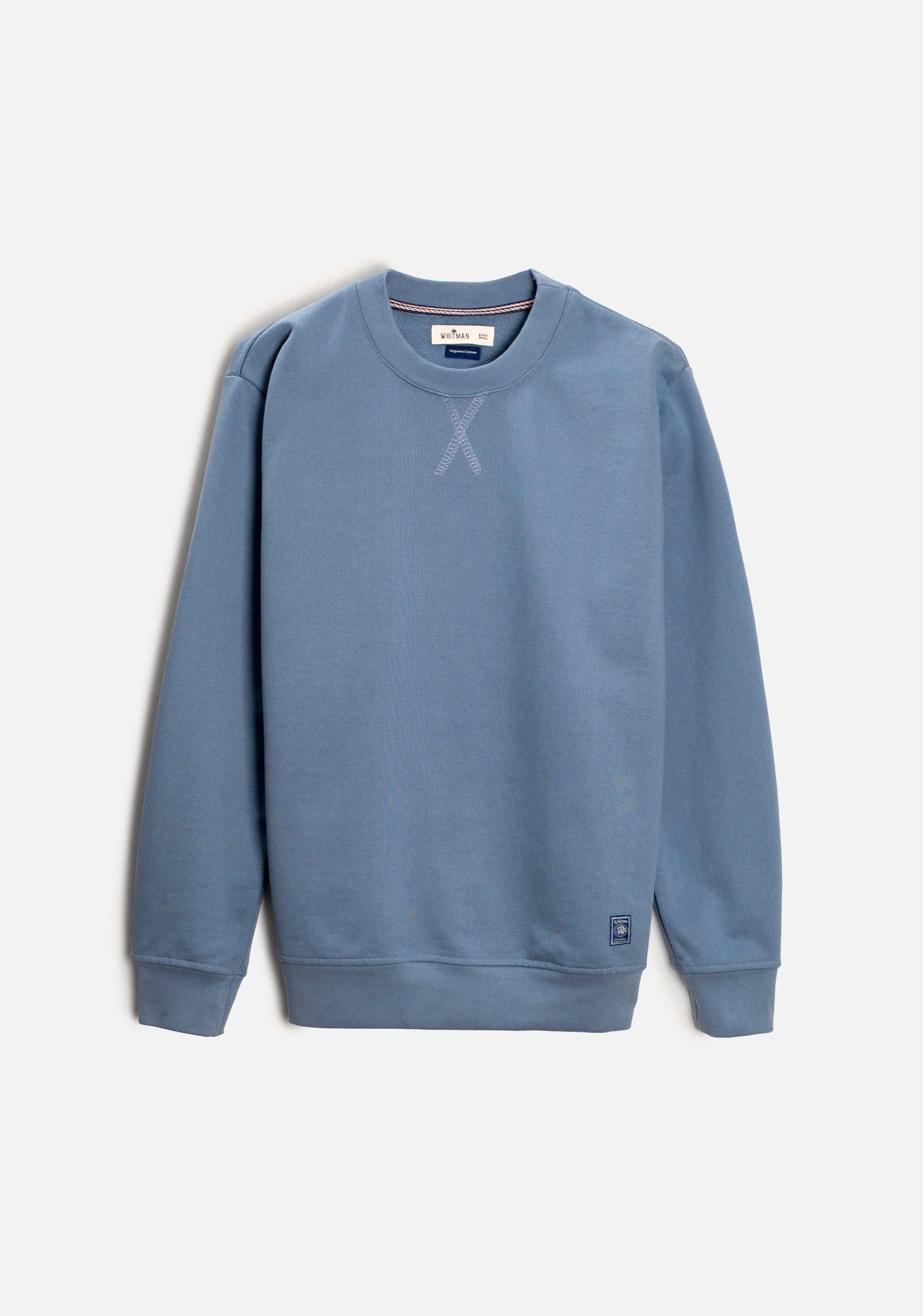 Light Blue Crew Neck Sweatshirt