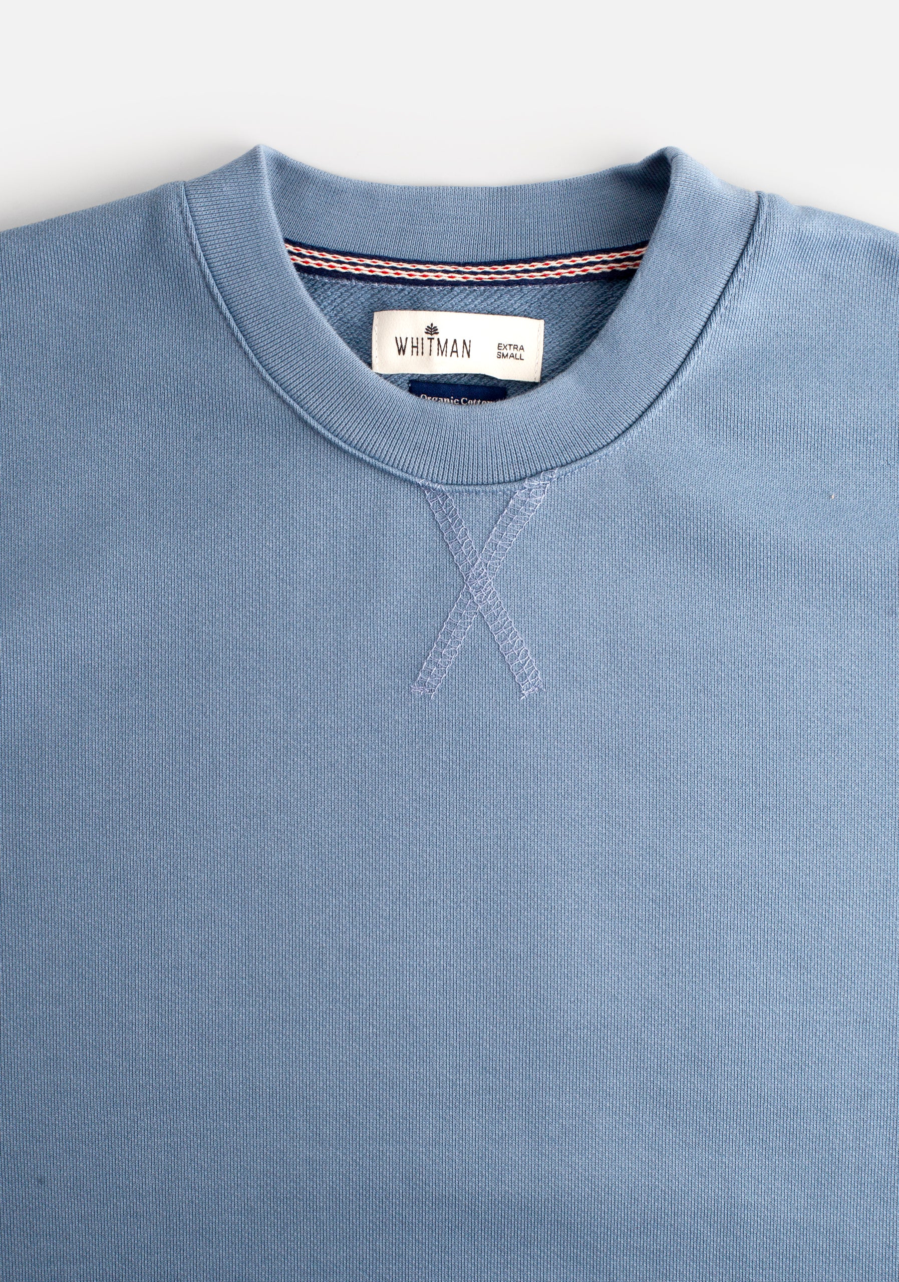 Light Blue Crew Neck Sweatshirt