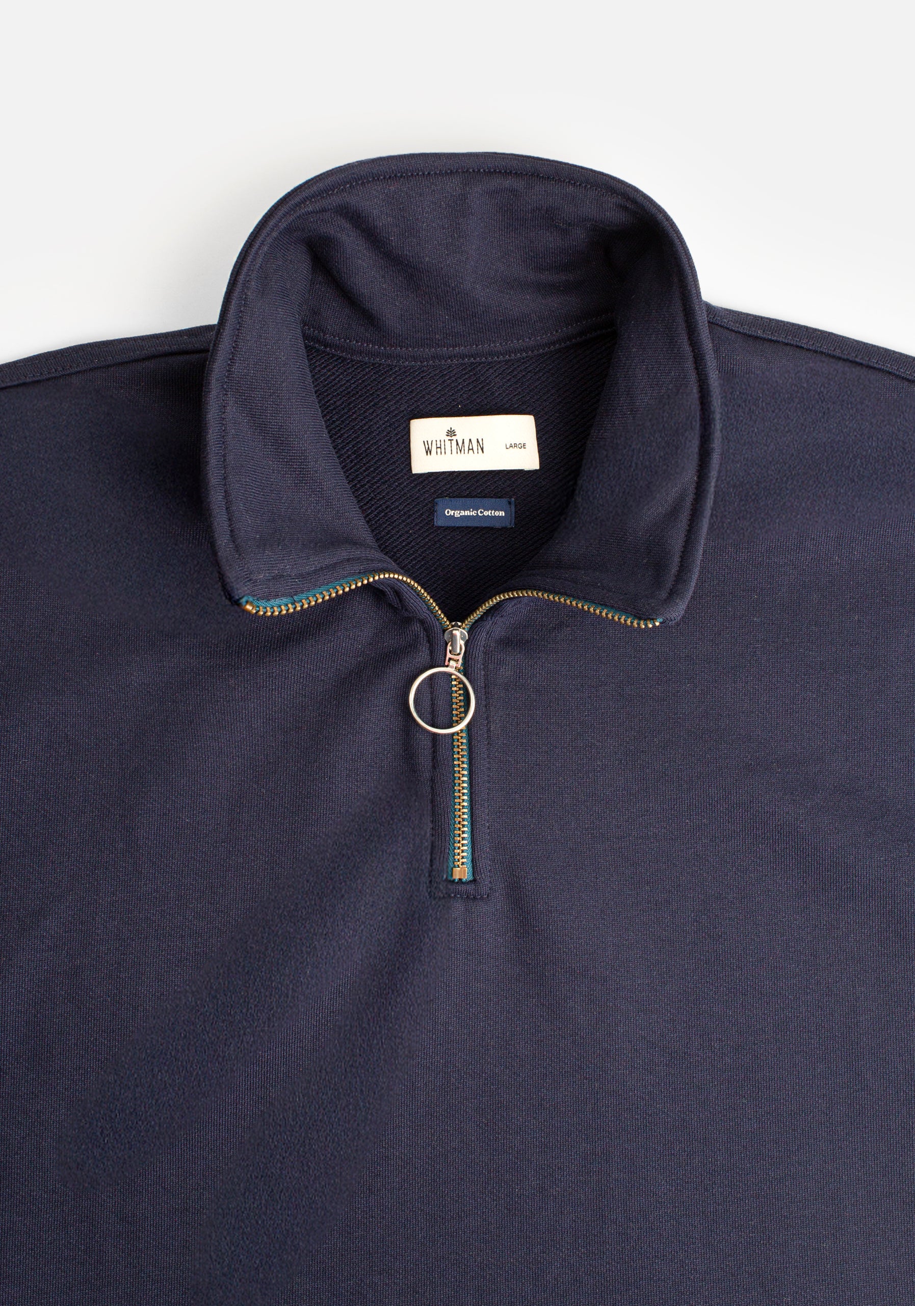 Oliver Blue Half Zip Sweatshirt